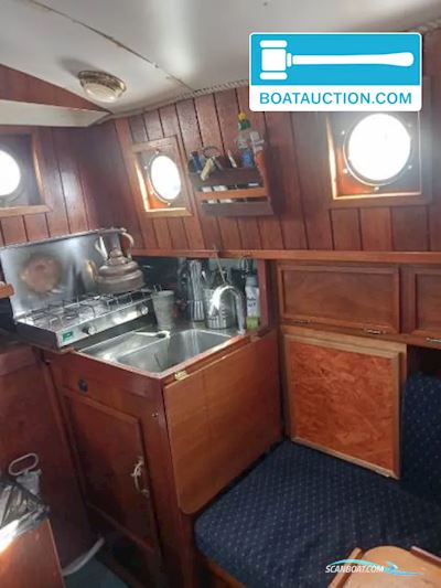 Pieter Beeldsnijder Gouwzee Zeilboten 1977, met Saab motor, The Netherlands