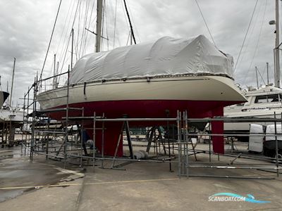 Royal Huisman 49 Zeilboten 1973, met Mitsubishi S4L2 motor, Portugal