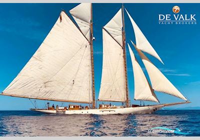 Schooner Classic Gaff Zeilboten 1905, met Caterpillar motor, Italië