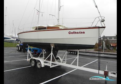 Waarschip 730 Zeilboten 1980, met Mercury motor, The Netherlands