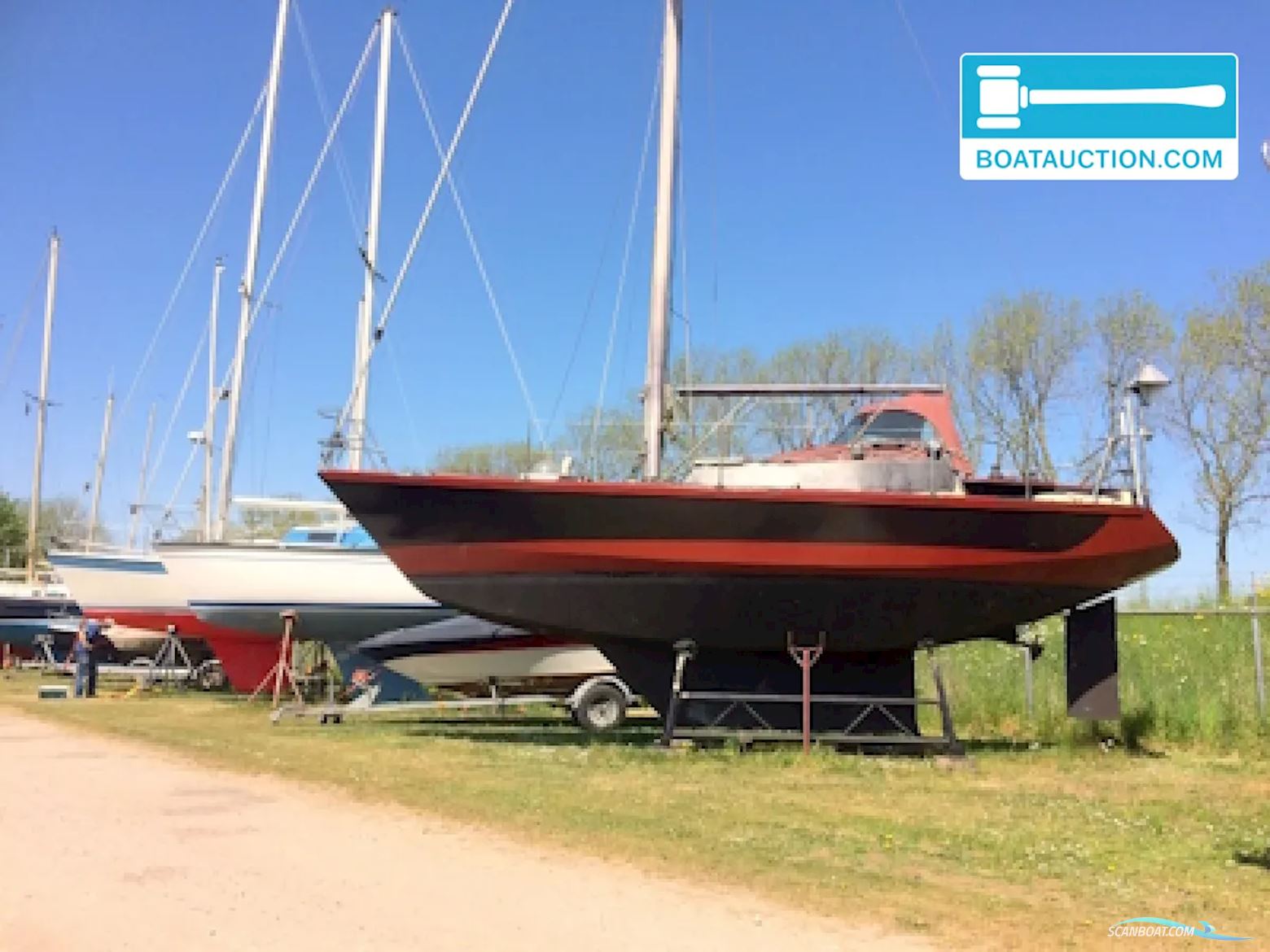 van de Stadt Zeebonk Zeilboten 1982, met Volvo Penta MD11C motor, The Netherlands