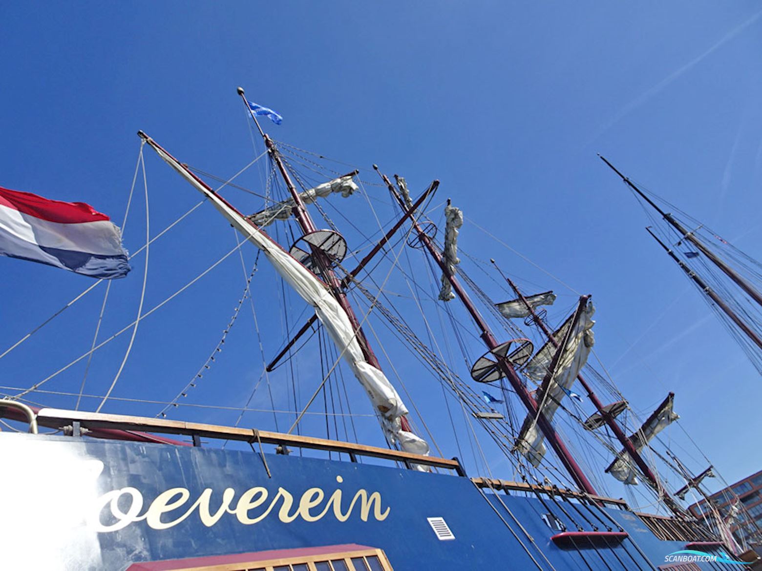 3 mast Charterschip / Evenementenboot 44 nachtgasten, 150 daggasten
