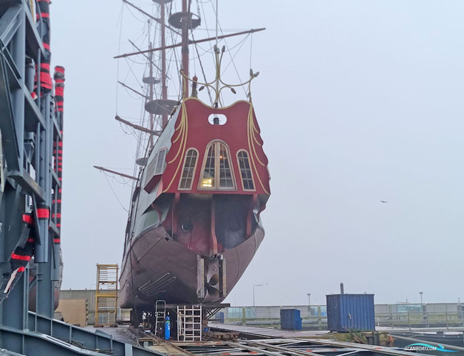 3 mast Charterschip / Evenementenboot 44 nachtgasten, 150 daggasten