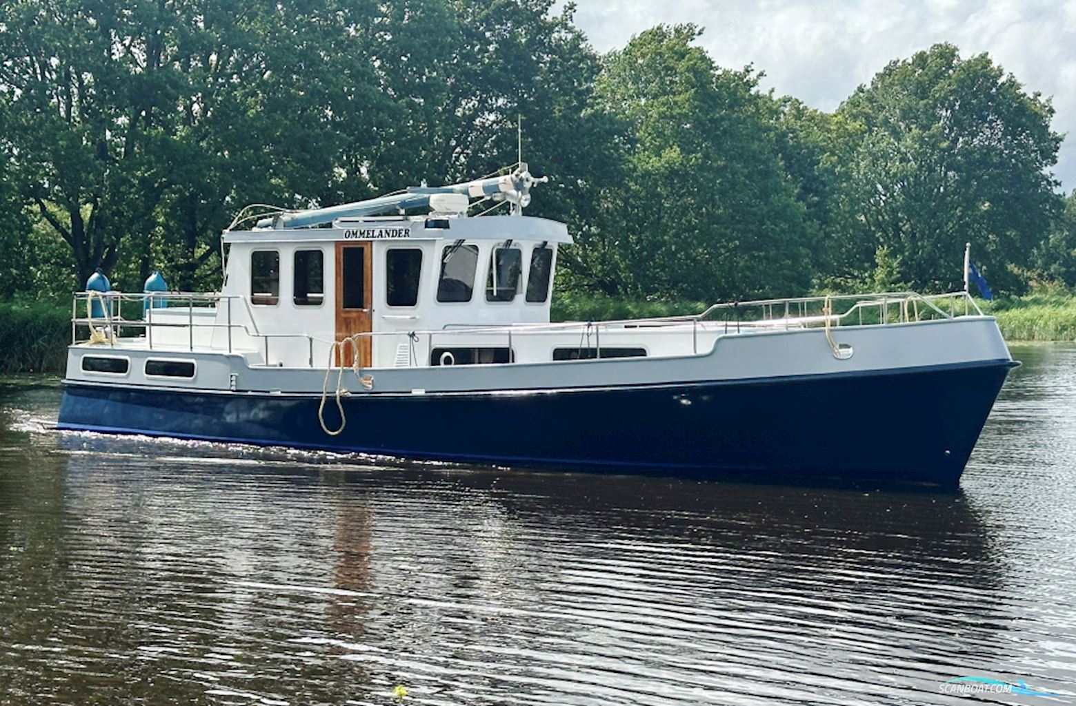 Akerboom Motorjacht 1400 Arbeitsboot 1958, mit Daf motor, Niederlande