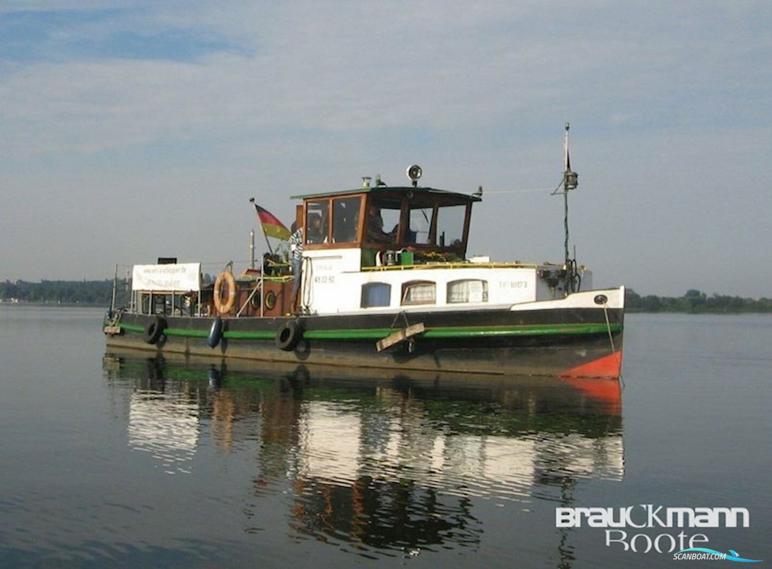 Anker Werft Schlepper Arbeitsboot 1936, mit Buckau Wolf motor, Deutschland