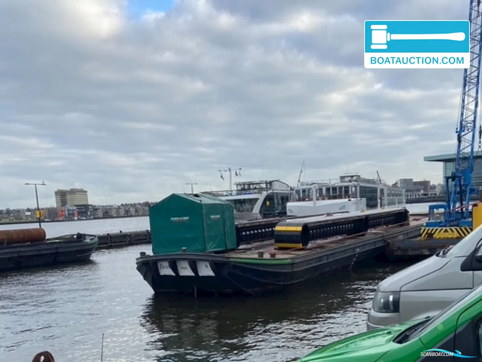 Dekschuit 600 Arbeitsboot 1970, Niederlande