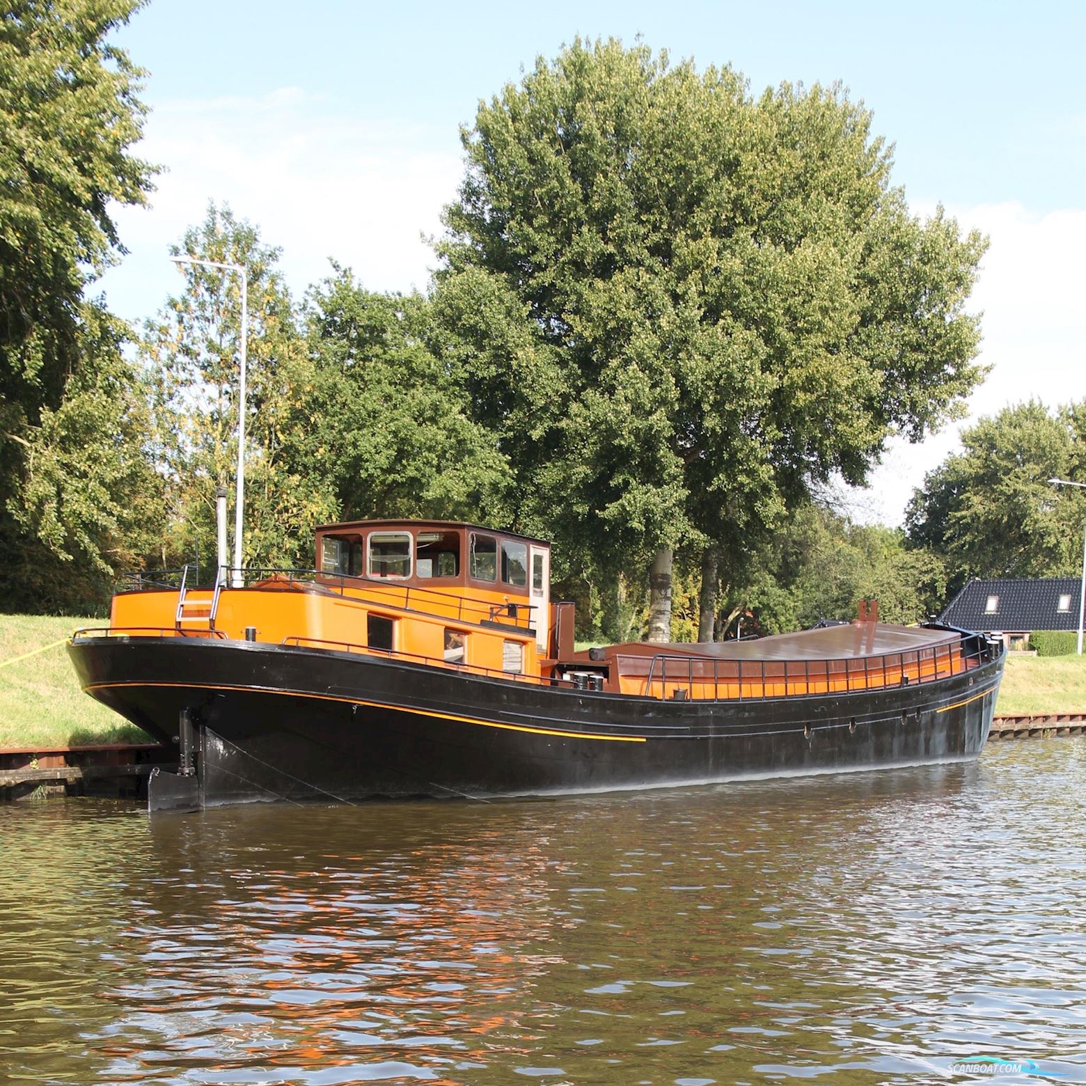 Kotter Motor Arbeitsboot 1904, mit Industrie motor, Niederlande