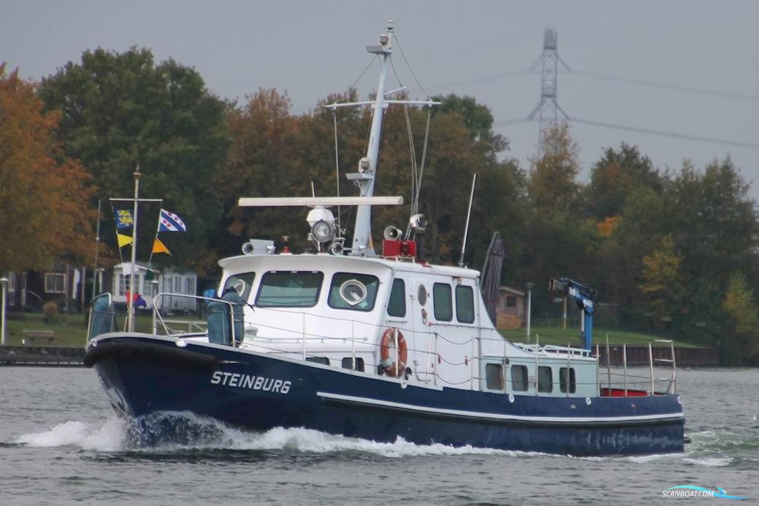 Motor Yacht Ex Inspection Vessel Arbeitsboot 1965, mit Deutz motor, Niederlande