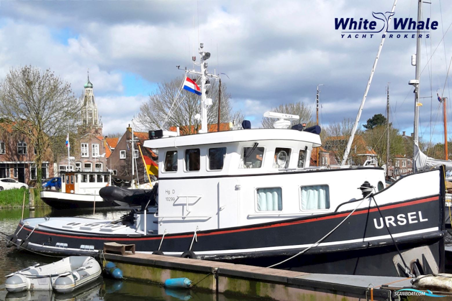 Sleepboot 16,54 Ursel Arbeitsboot 1910, mit Khd - Deutz motor, Niederlande