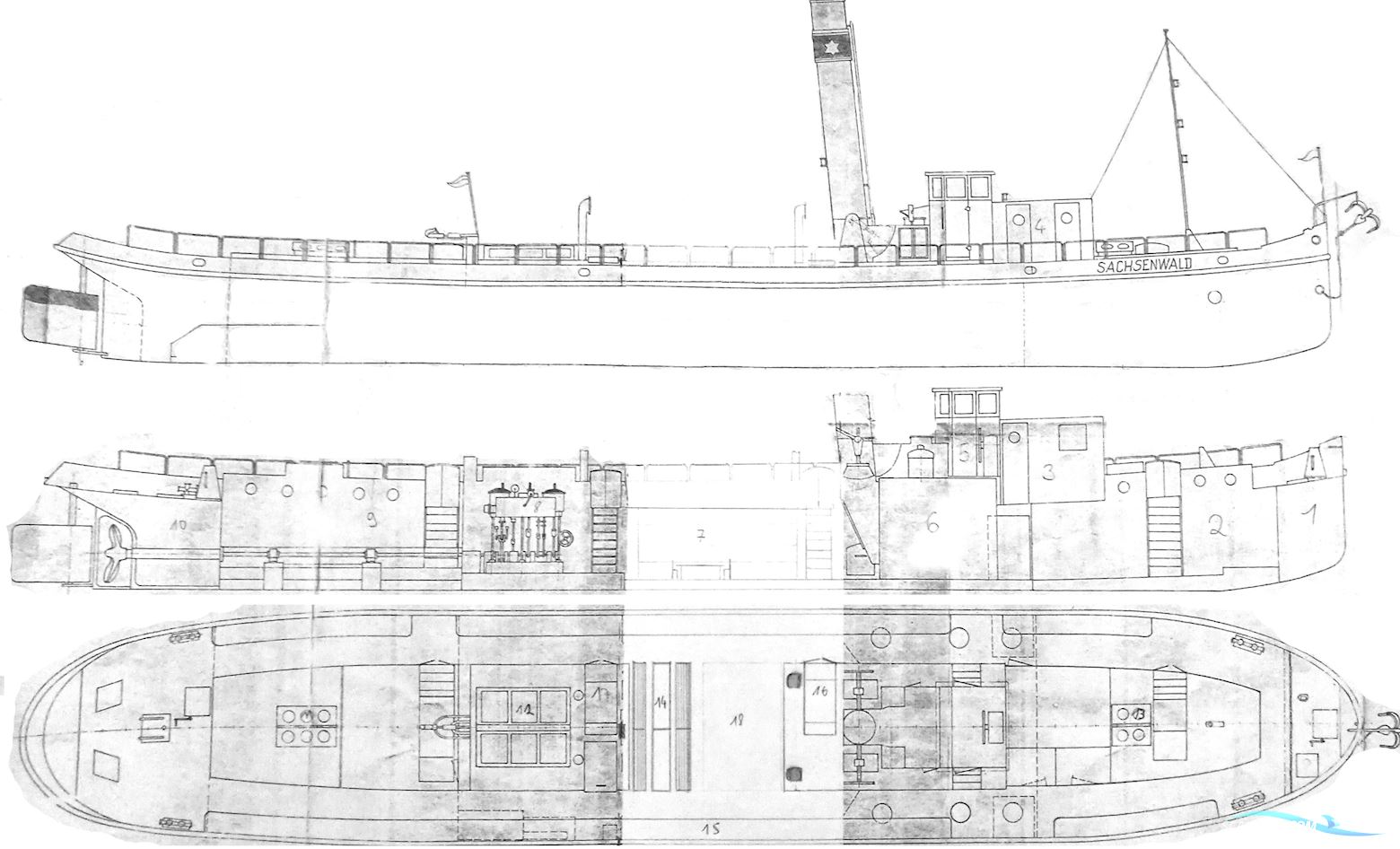 Stoom Dagpassagiersschip 60 pers