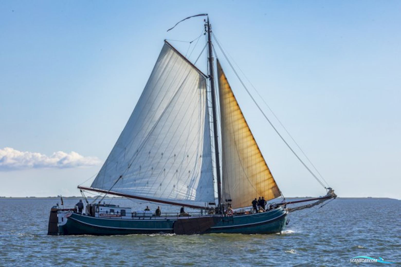 Tjalk Groninger chartertjalk/woonschip Arbeitsboot 1896, Niederlande