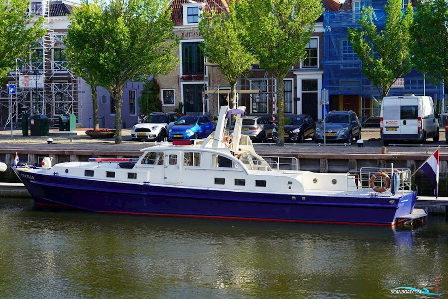 Traditional ex Patrouille Schip Arbeitsboot 1957, mit Man motor, Niederlande