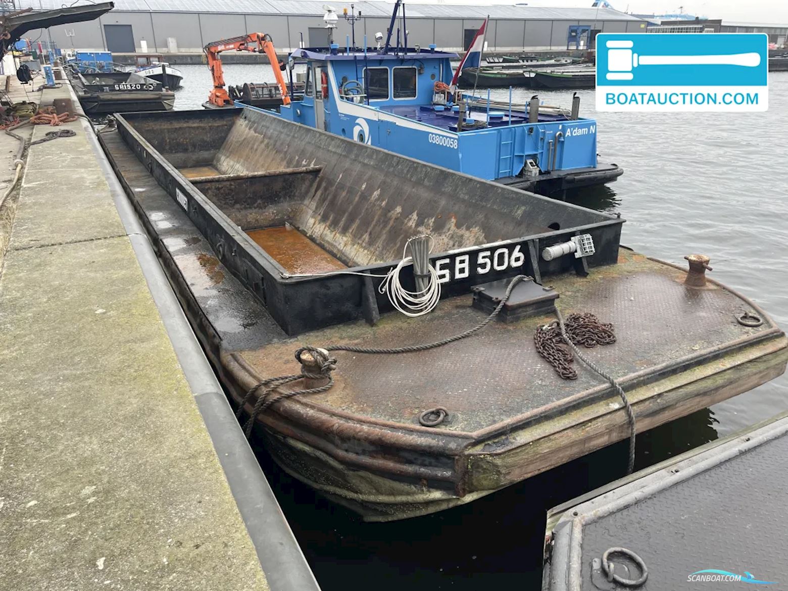 Vrachtduwbak SB506 Arbeitsboot 1969, Niederlande