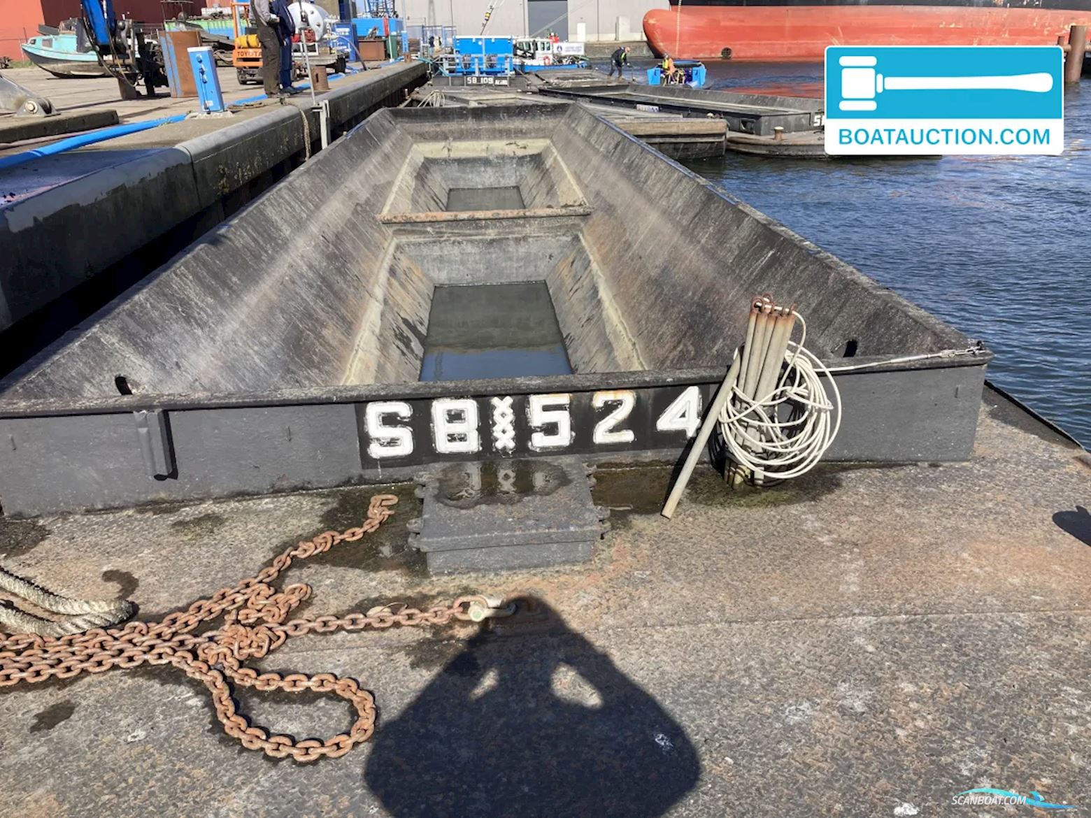 Vrachtduwbak SB524 Arbeitsboot 1970, Niederlande