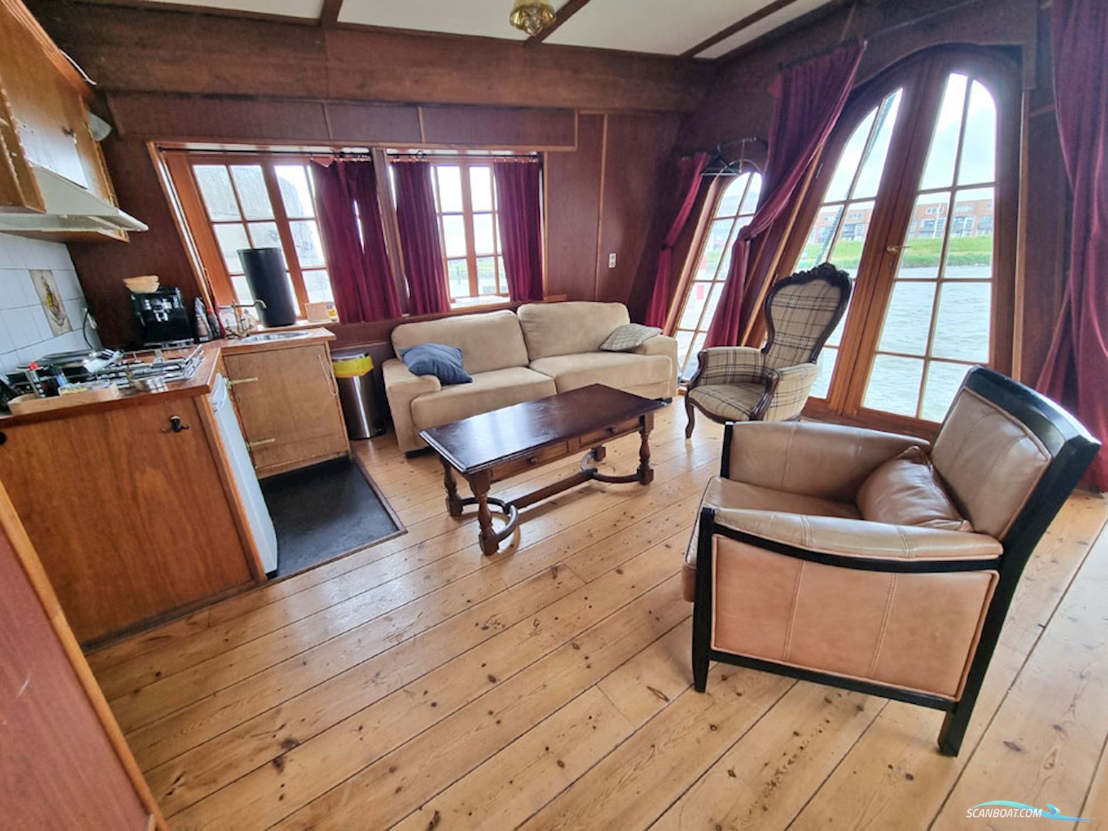 3 mast Charterschip / Evenementenboot 44 nachtgasten, 150 daggasten