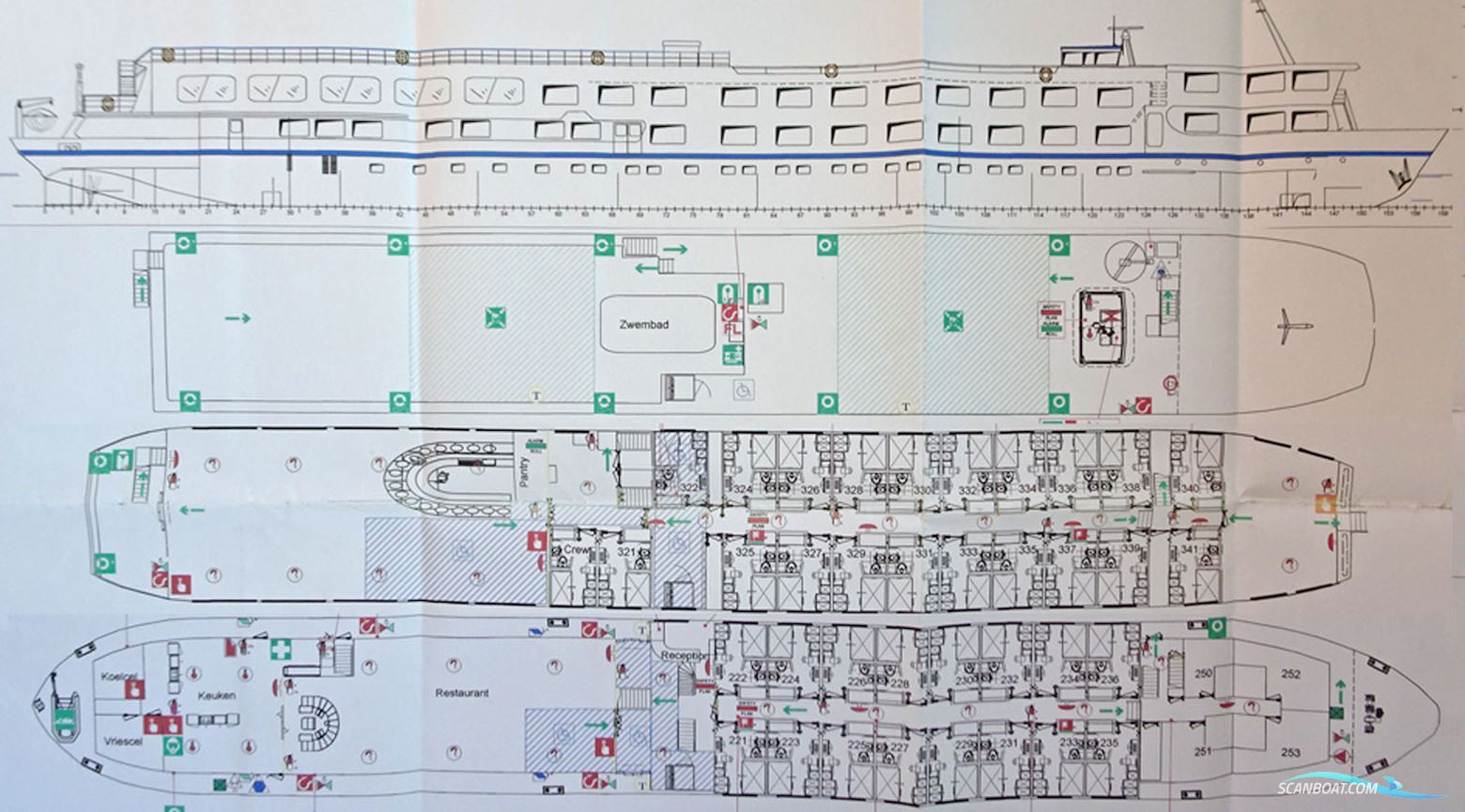 Hotel Passagiersschip 120 Passagiers