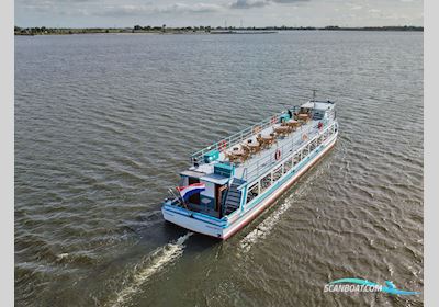 Hybride Rondvaartboot 140 Passagiers Arbejdsbåd 1980, med Sicmemotori<br />Sqcr 225M Diesel Elektrisch motor, Holland