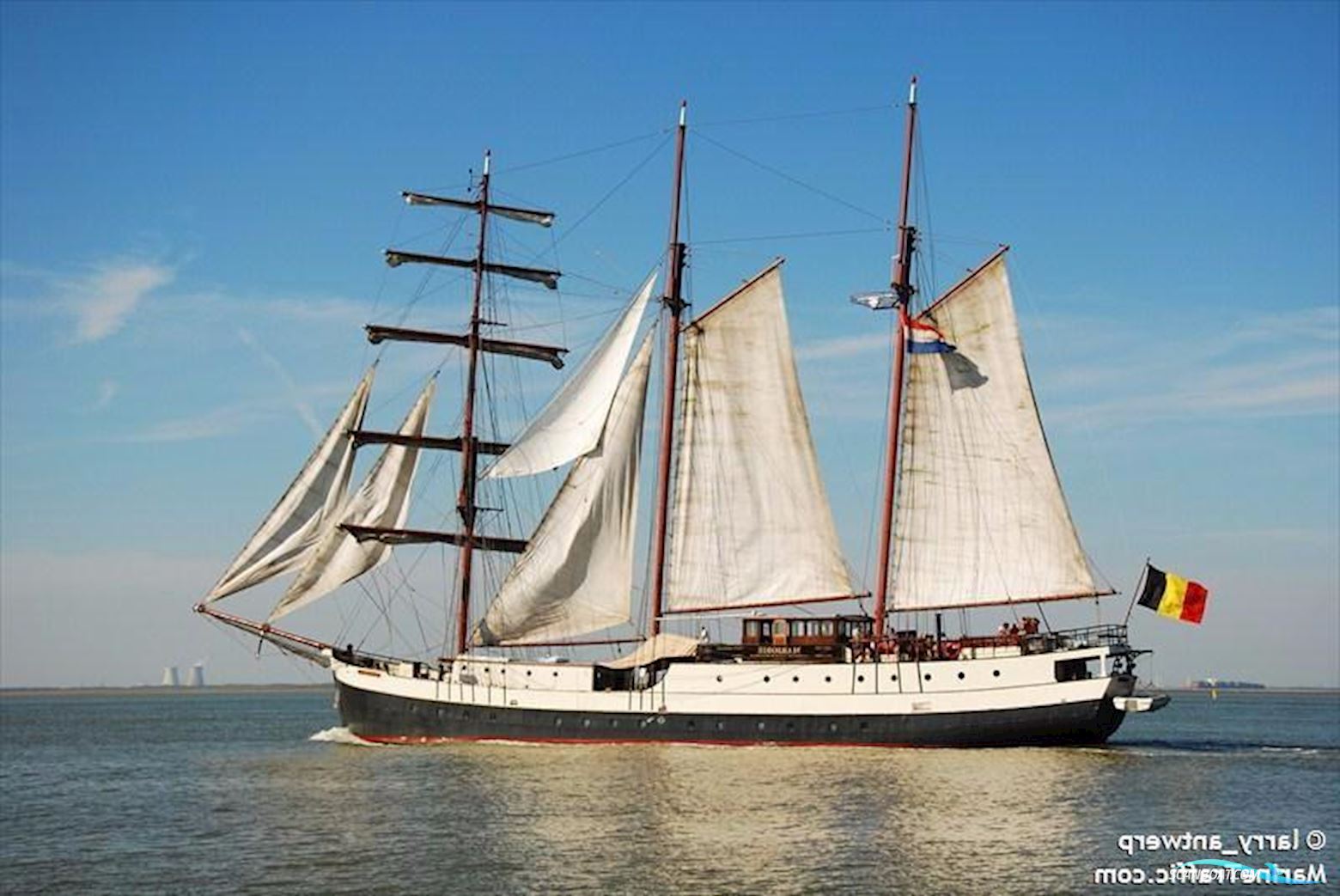 Luxe Clipper Schooner, Barquentine Arbejdsbåd 1930, med Volvo motor, Holland