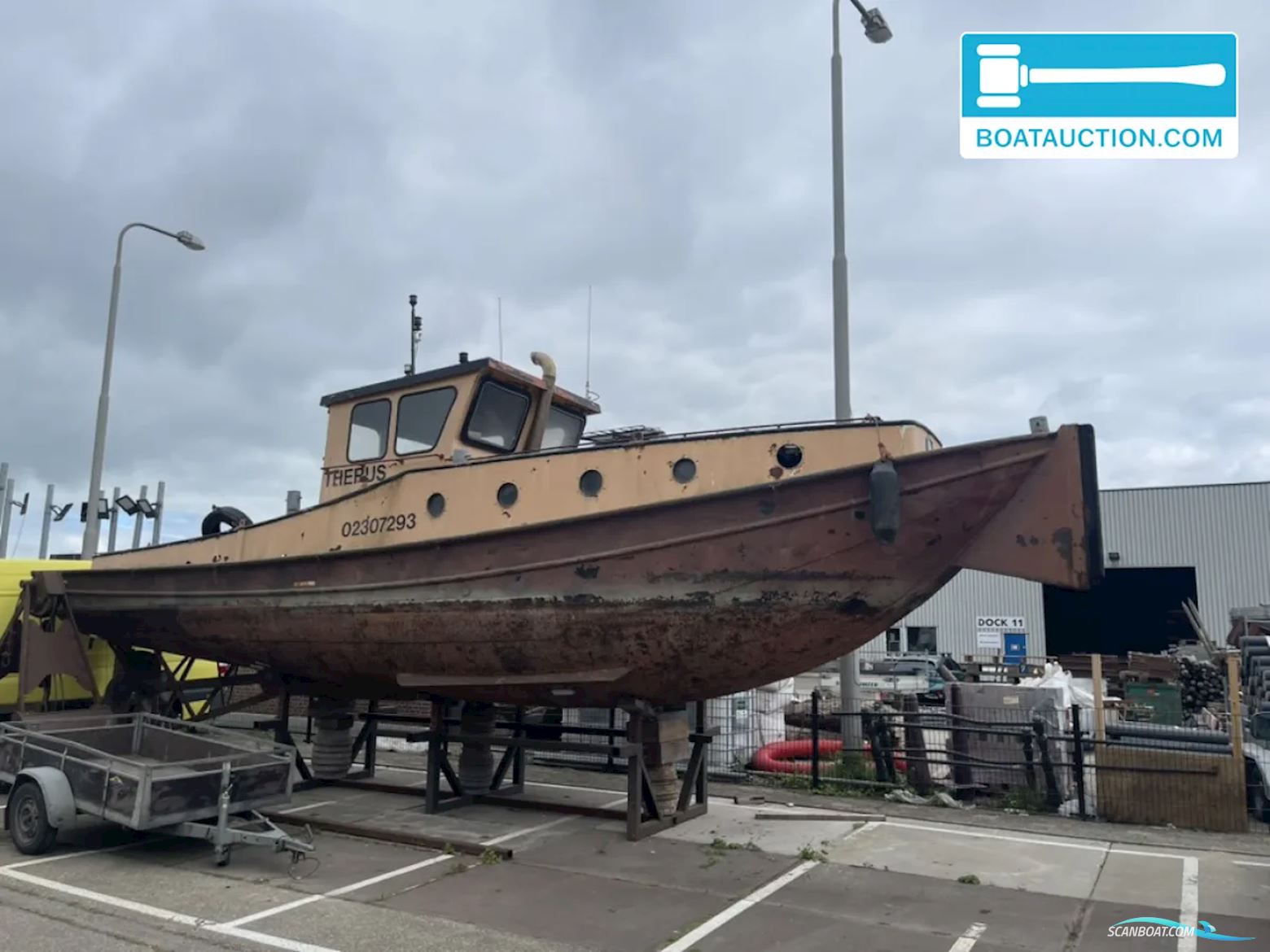 Tugboat 1229 Arbejdsbåd 1948, med Daf motor, Holland