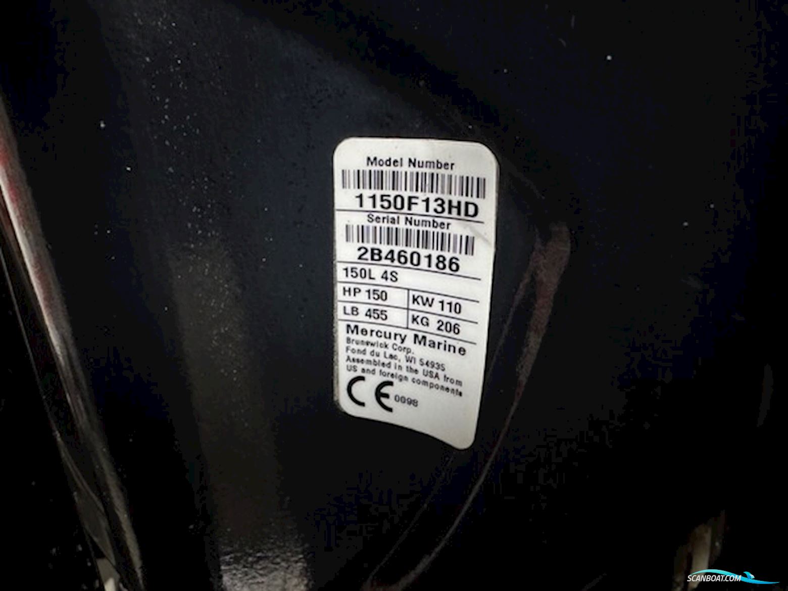 150 hk Mercury-Efi 4 Takt 3,0L