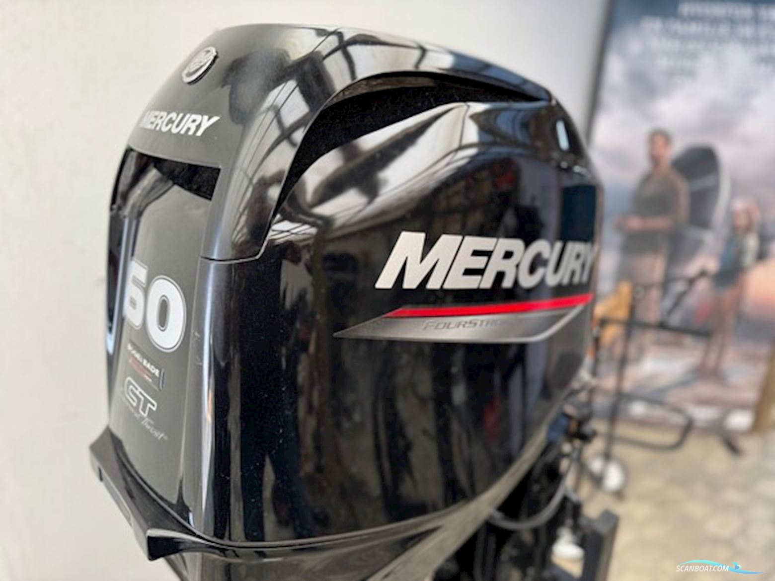 60 hk Mercury-Efi 4 Takt CT - få Timer Bådmotor 2024, Danmark