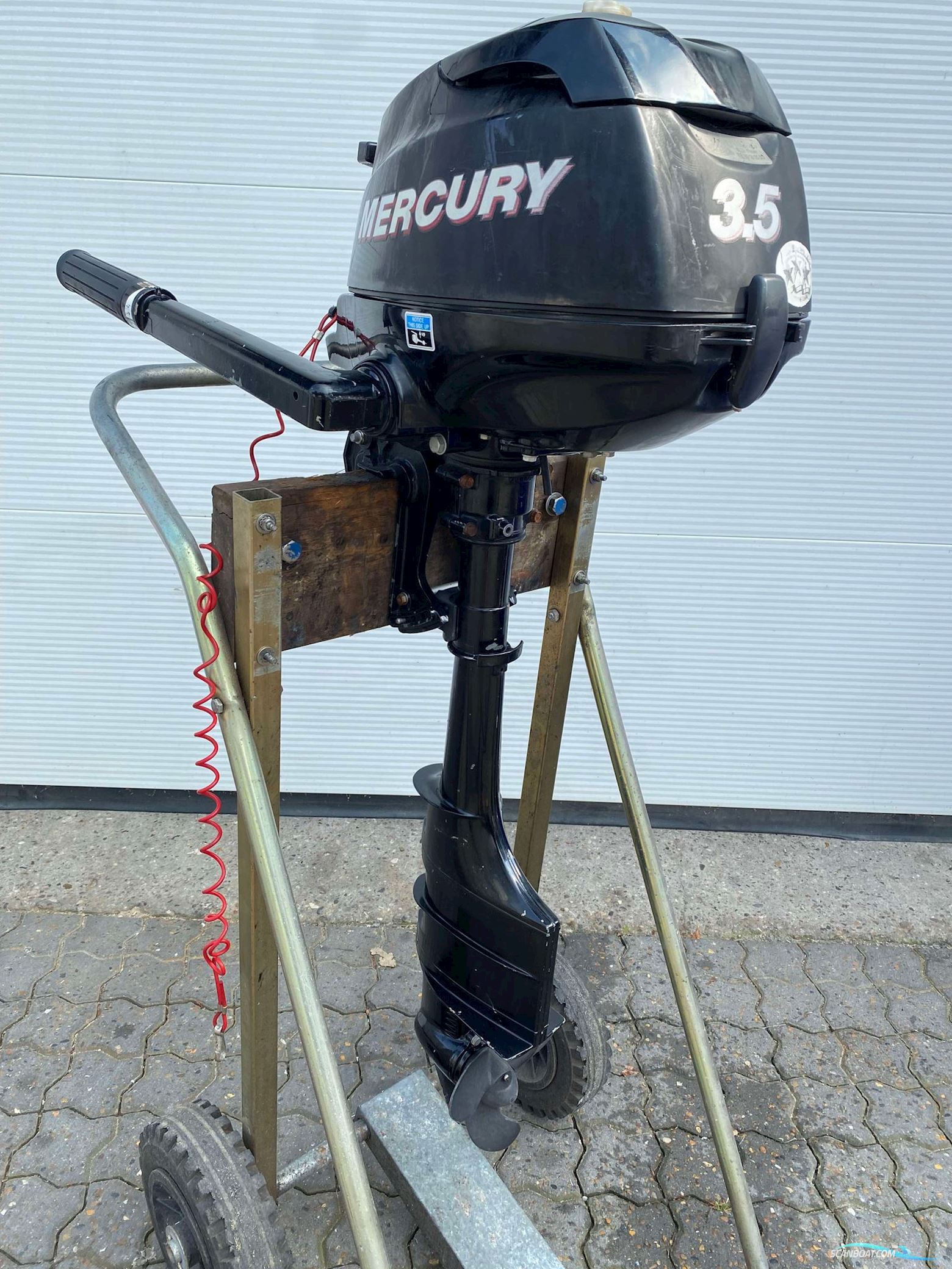 Mercury 3,5 HK langbenet Bådmotor , med Mercury motor, Danmark