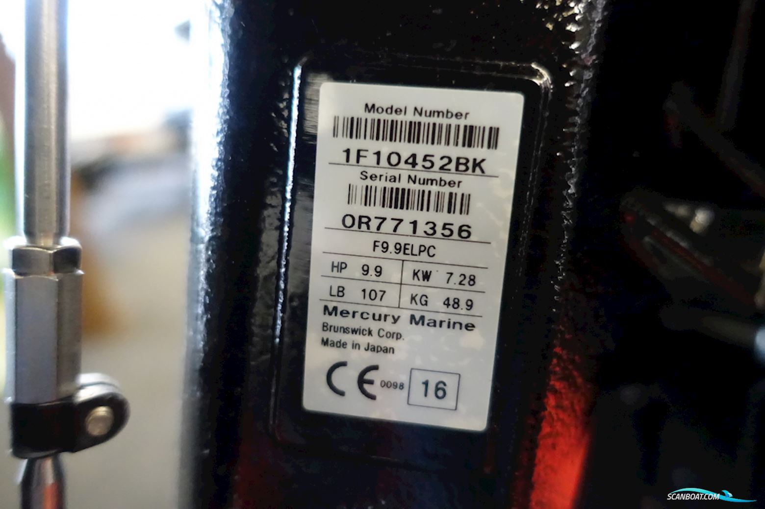 Mercury Pro Kicker F9.9Elpc (Command Thrust)