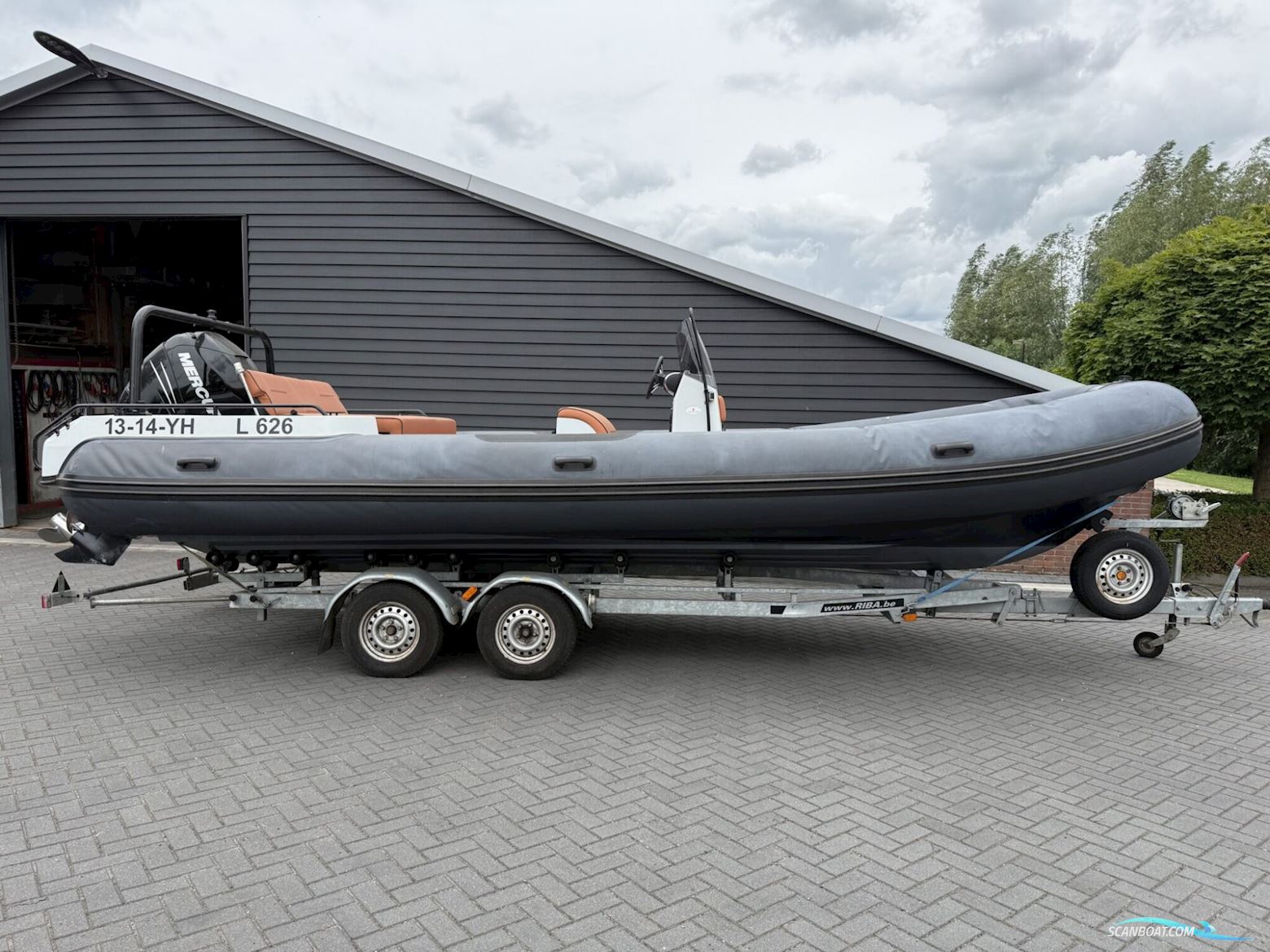 Selva D760C Rib Bådmotor 2002, med Mercury motor, Holland