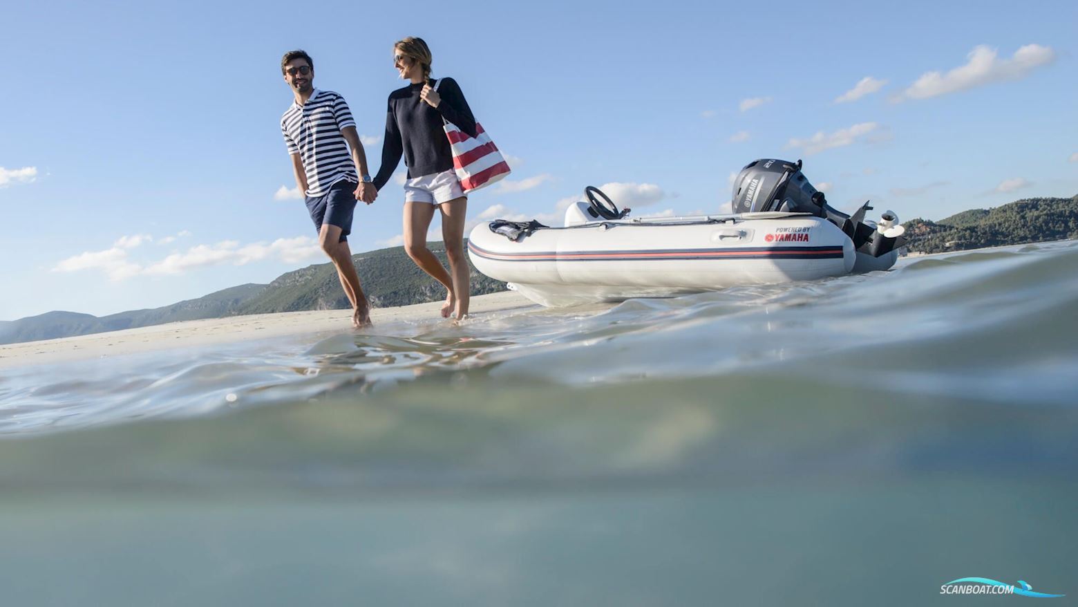 Yamaha 20 HK - Fjernbetjening, Elektrisk start, Power tilt