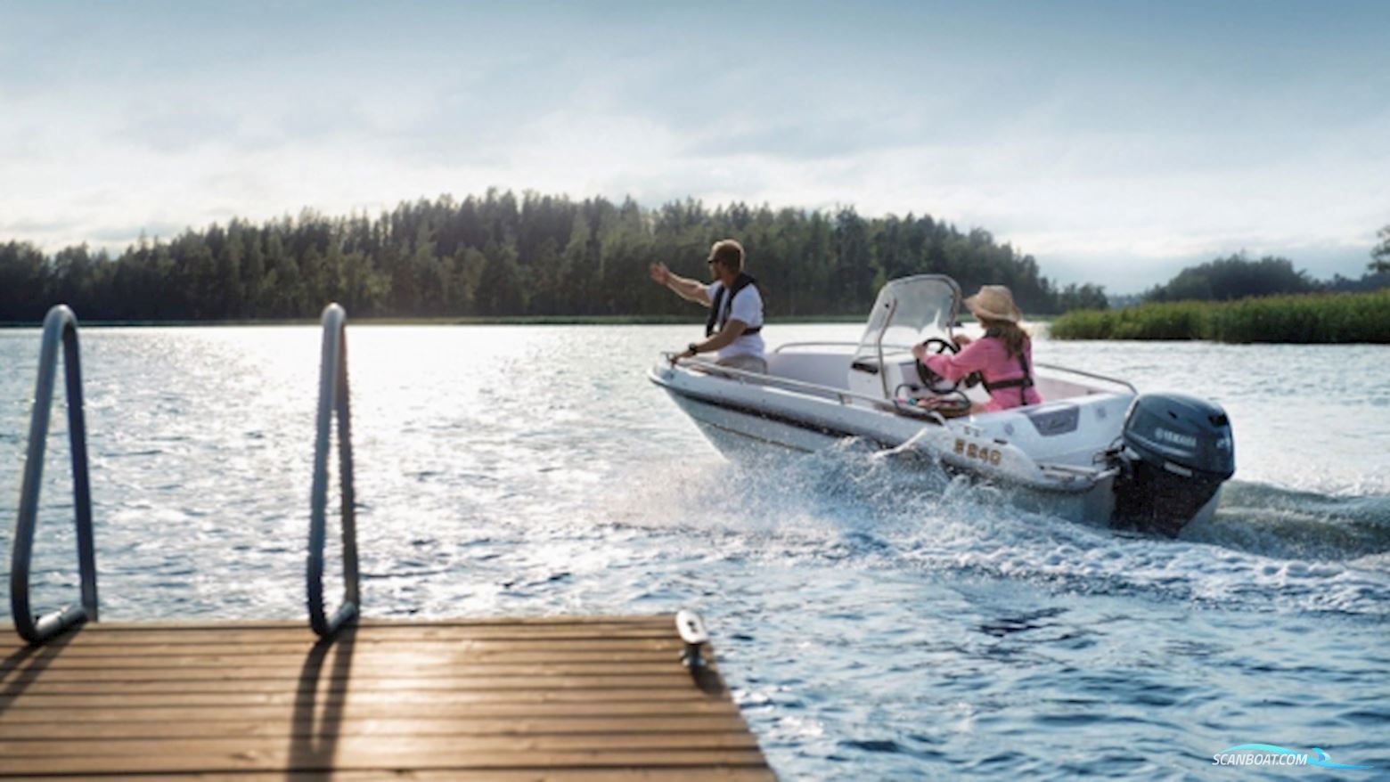 Yamaha 25 HK - Fjernbetjening, Elektrisk, Powertrim