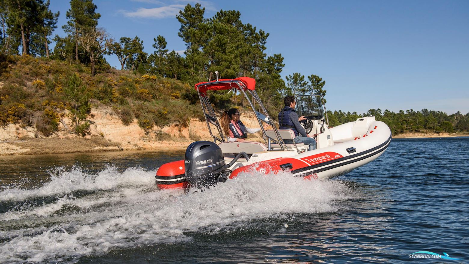 Yamaha 80 HK - Fjernbetjent, Elektronisk Start, Powertrim