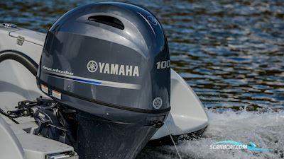 Yamaha F100LB Bådmotor 2025, med Yamaha F100LB motor, Danmark