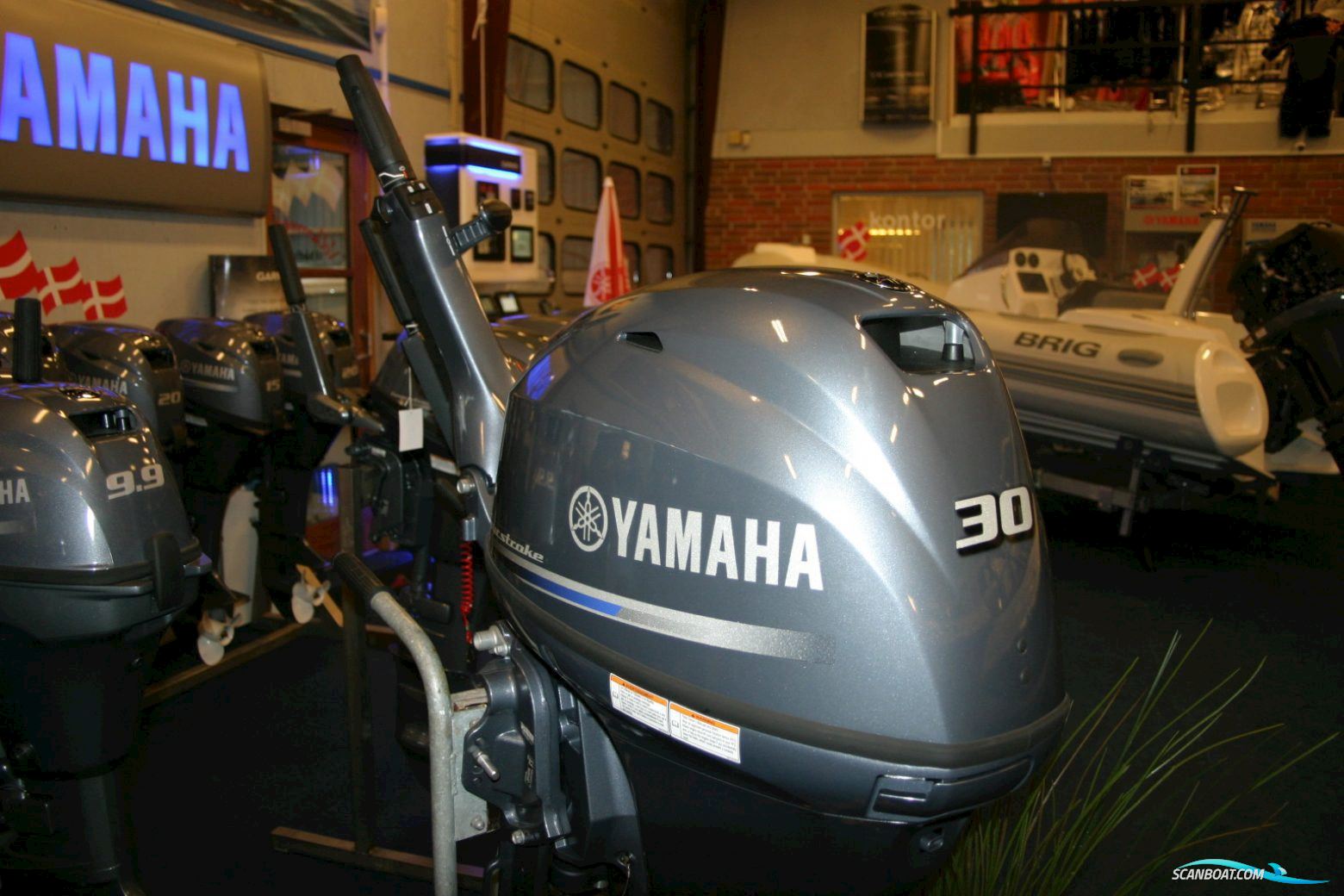 Yamaha F30Behdl Bådmotor 2024, med Yamaha F30Behdl motor, Danmark