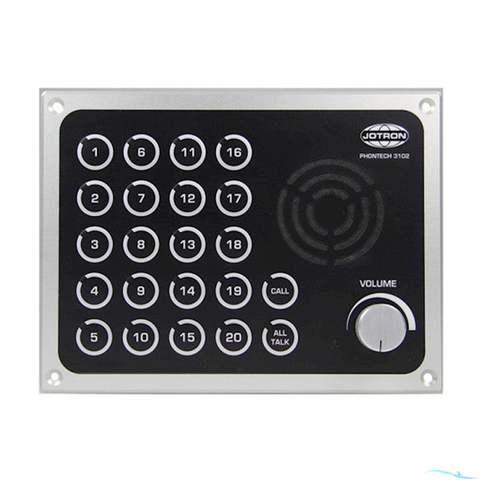 Alphatron Alphacall PH Intercom 20 Line Black - 3210.1076 Bådtilbehør 2025, Holland