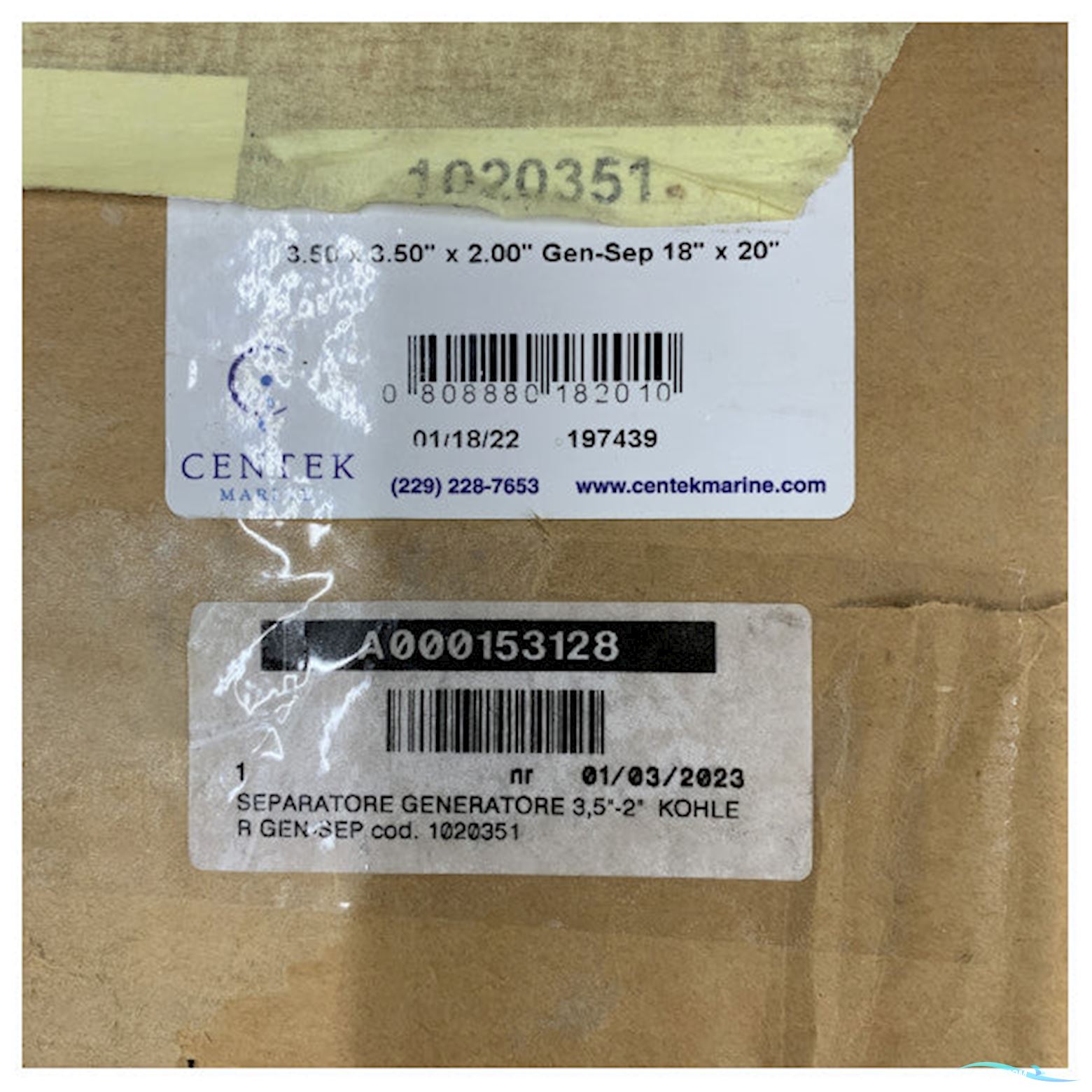 Centek 1020351 Generator Exhaust Gas | Water Separator 89 mm - 3.5 Inch