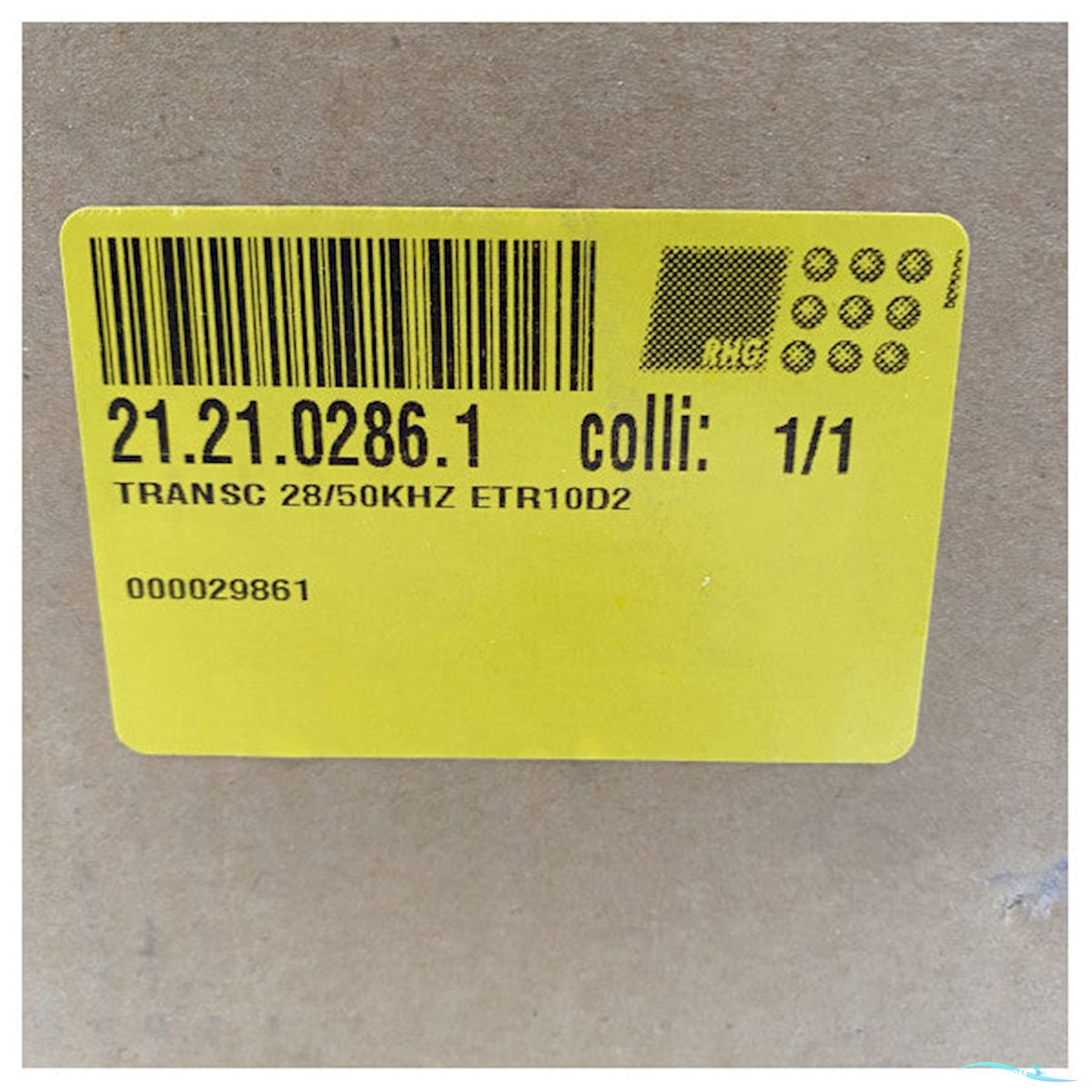 Furuno Etr10D2 Sonar Transducer Processor 28/50 Khz