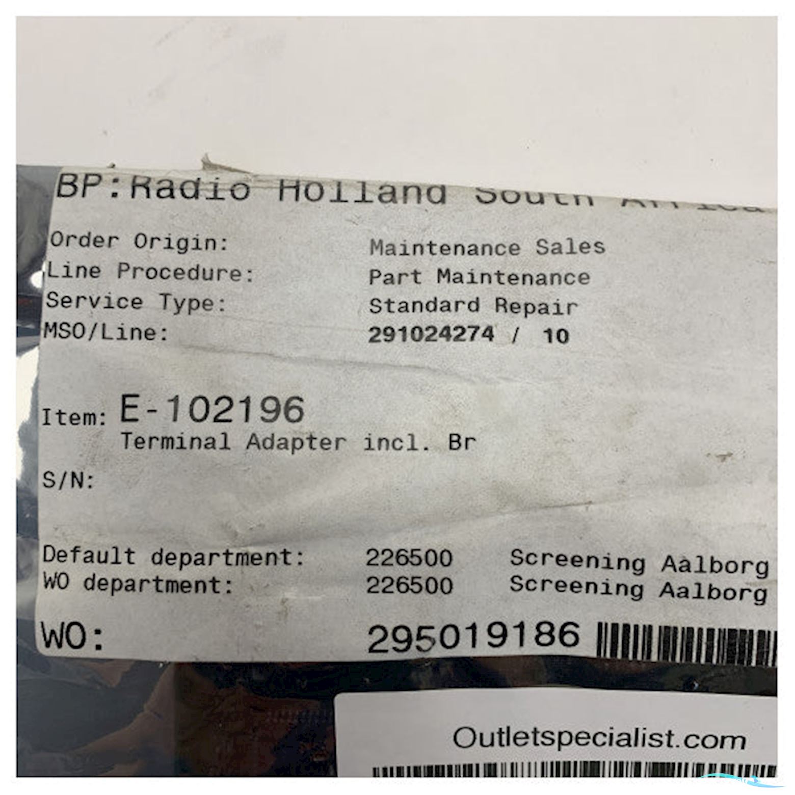 Furuno Fleet Broadband TA Board Felcom70 - 102196 Rev2.0