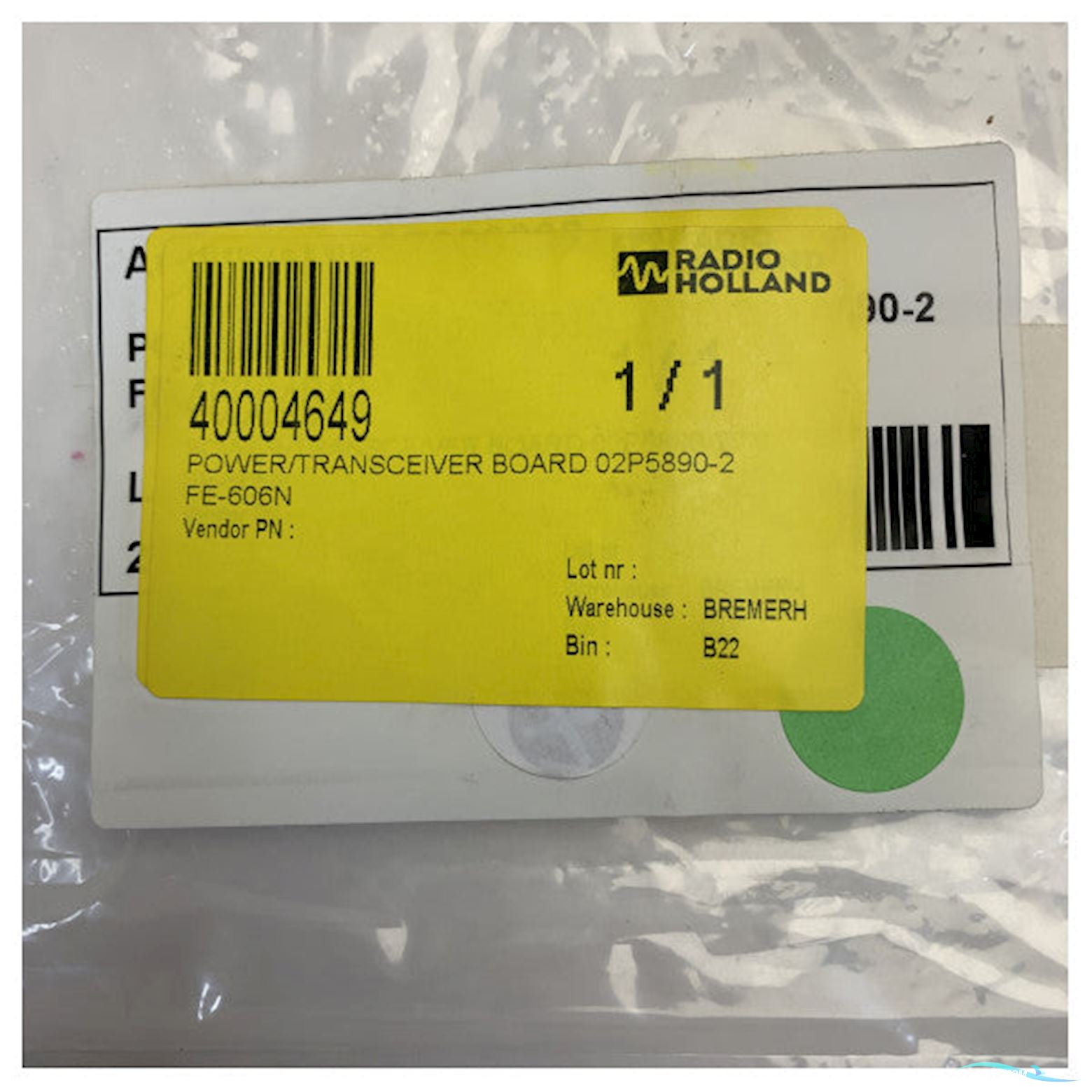 Furuno Pcb 02P5890-2 Power Transceiver Board For - FE-606N