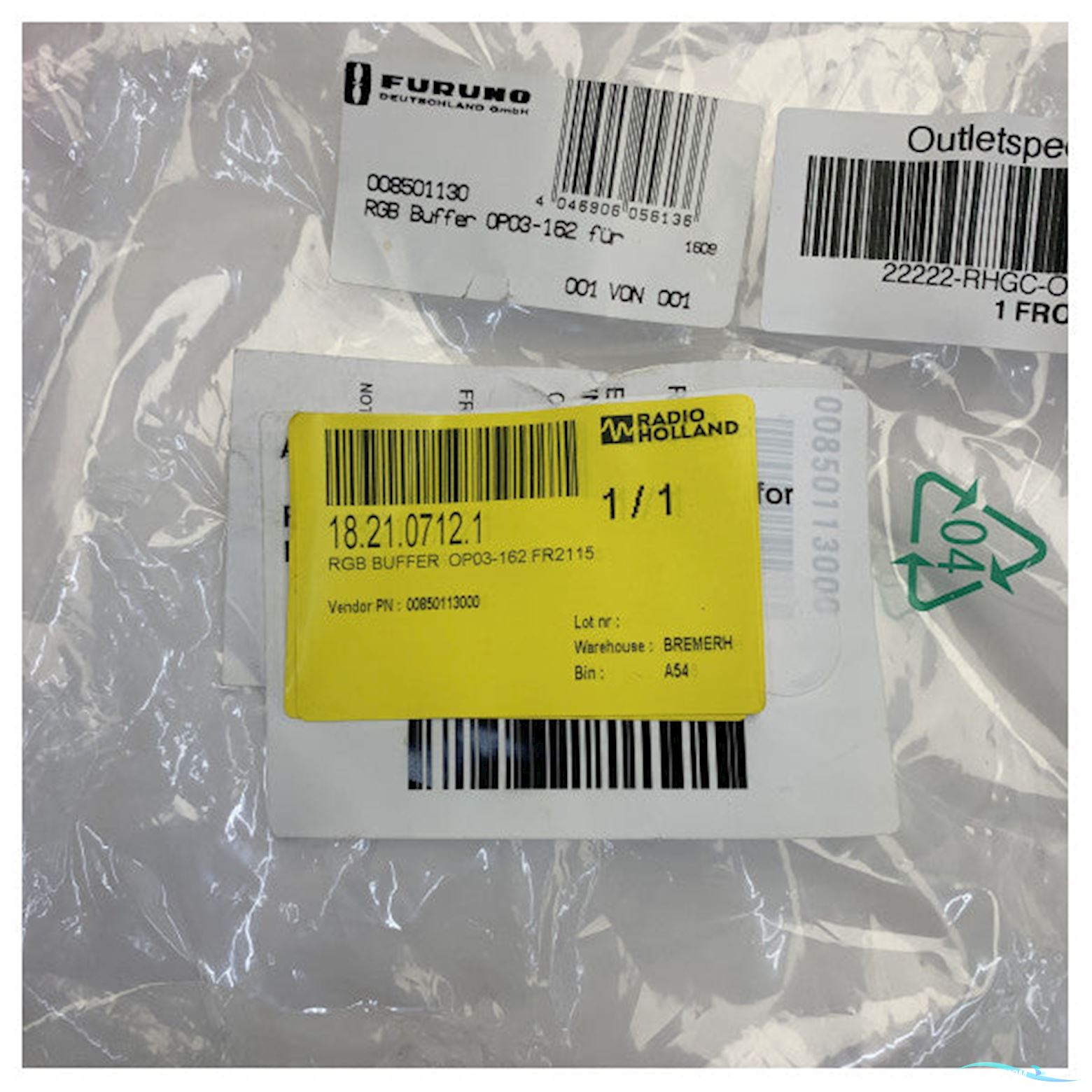 Furuno X-Band Radar External Monitor Interface - OP03-162