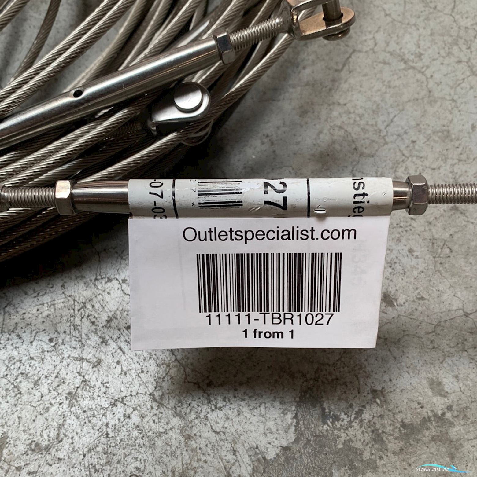 Hanse 345 RVS zeerailing compleet zonder doorgang