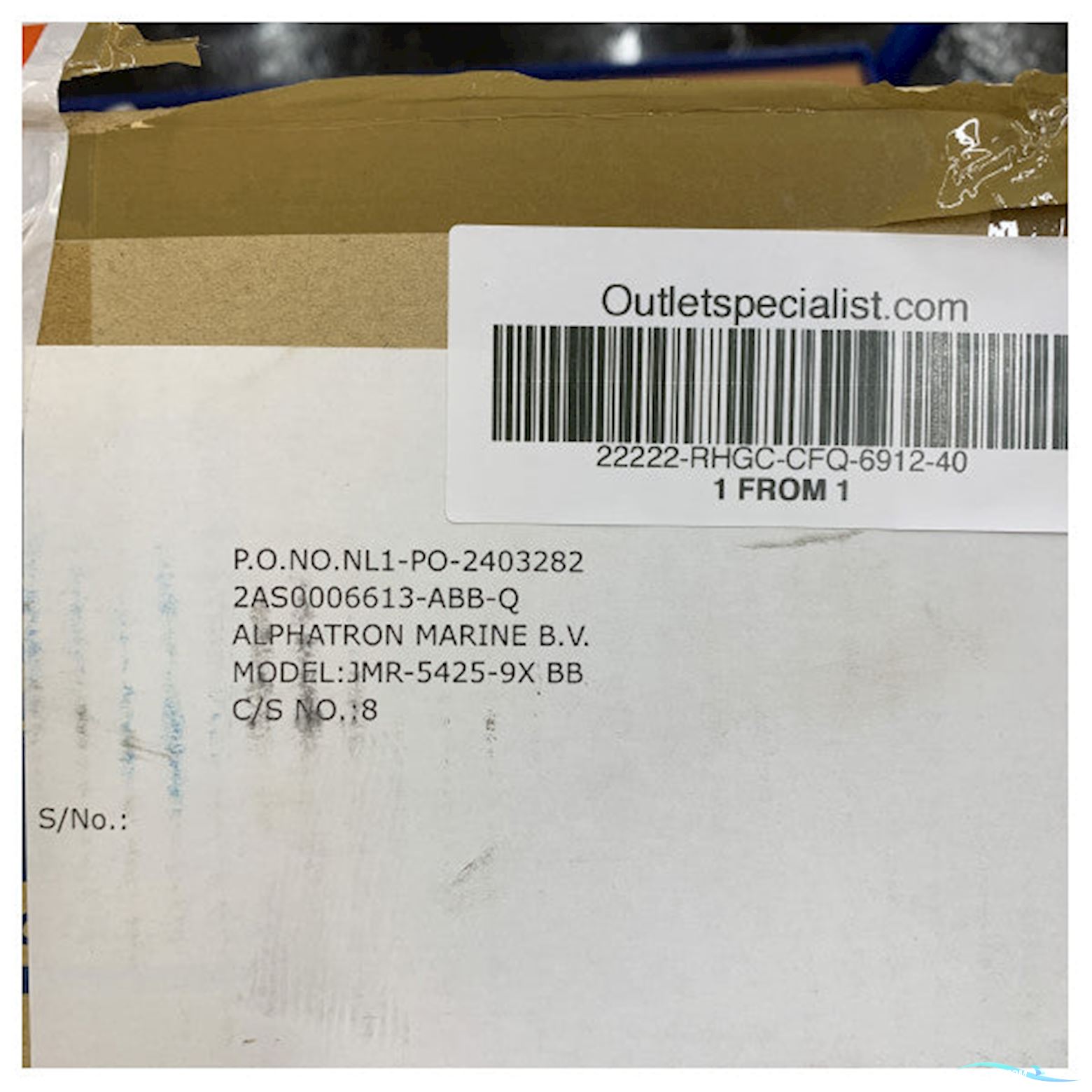 Jrc Jcr Cfq-6912-40 Radar Scanner Connector Cable 40M