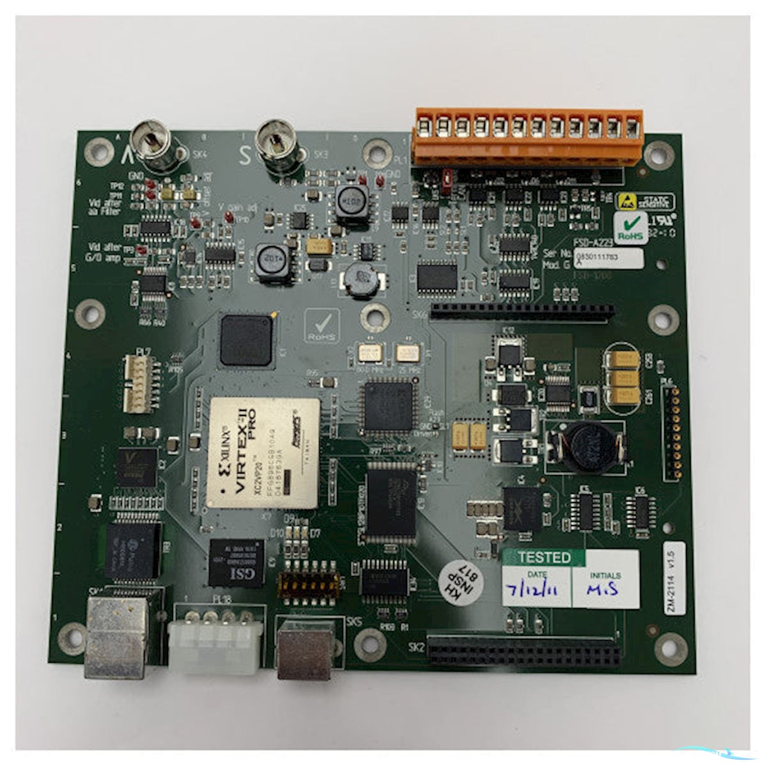 Kelvin Hughes VDR Interface PCB for Marine Radar Systems FSD 208/223 Bådtilbehør 2025, Holland