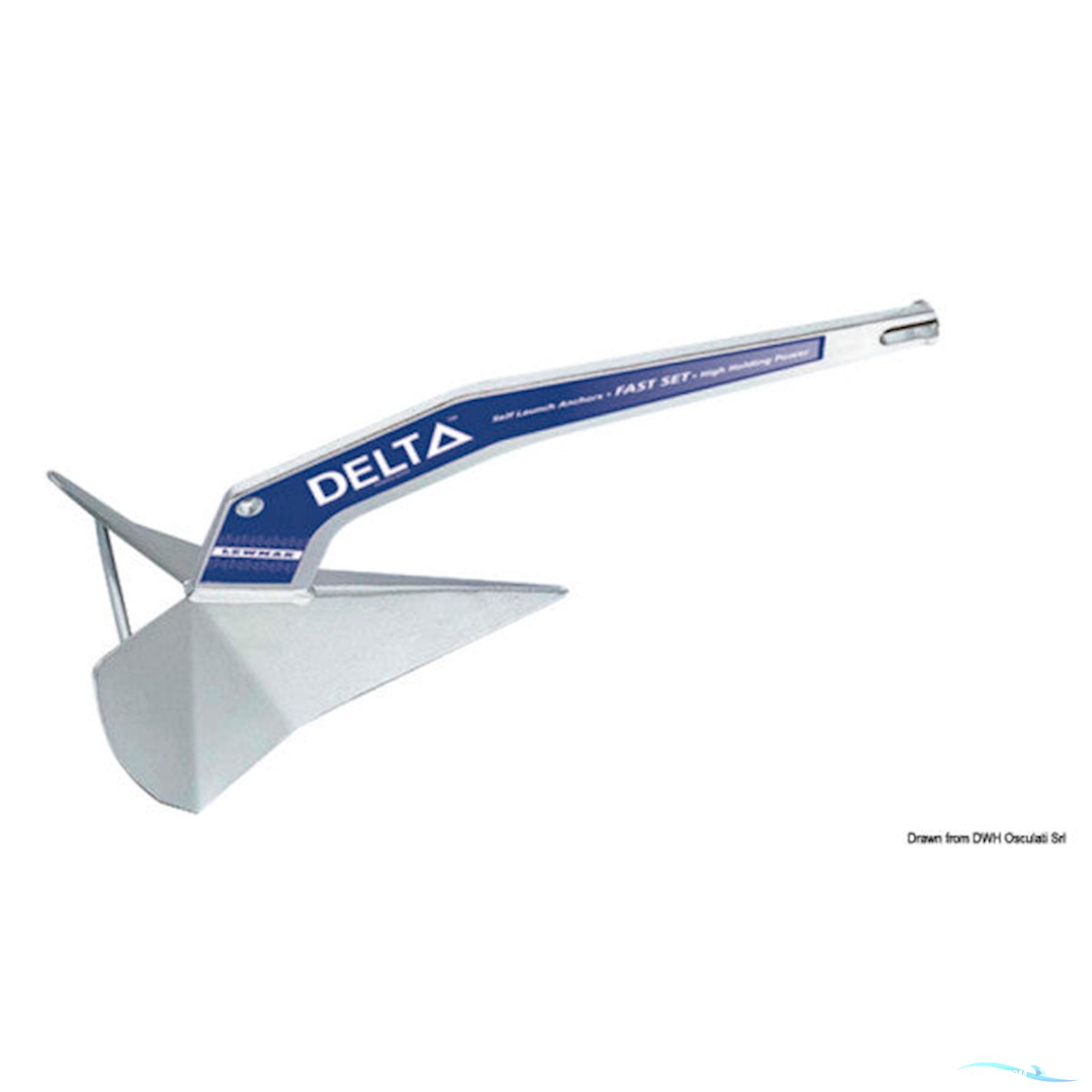 Lewmar Delta 32KG | 70 lbs Galvanized Plow Anchor - 0110832 - 0057432 Bådtilbehør 2026, Holland