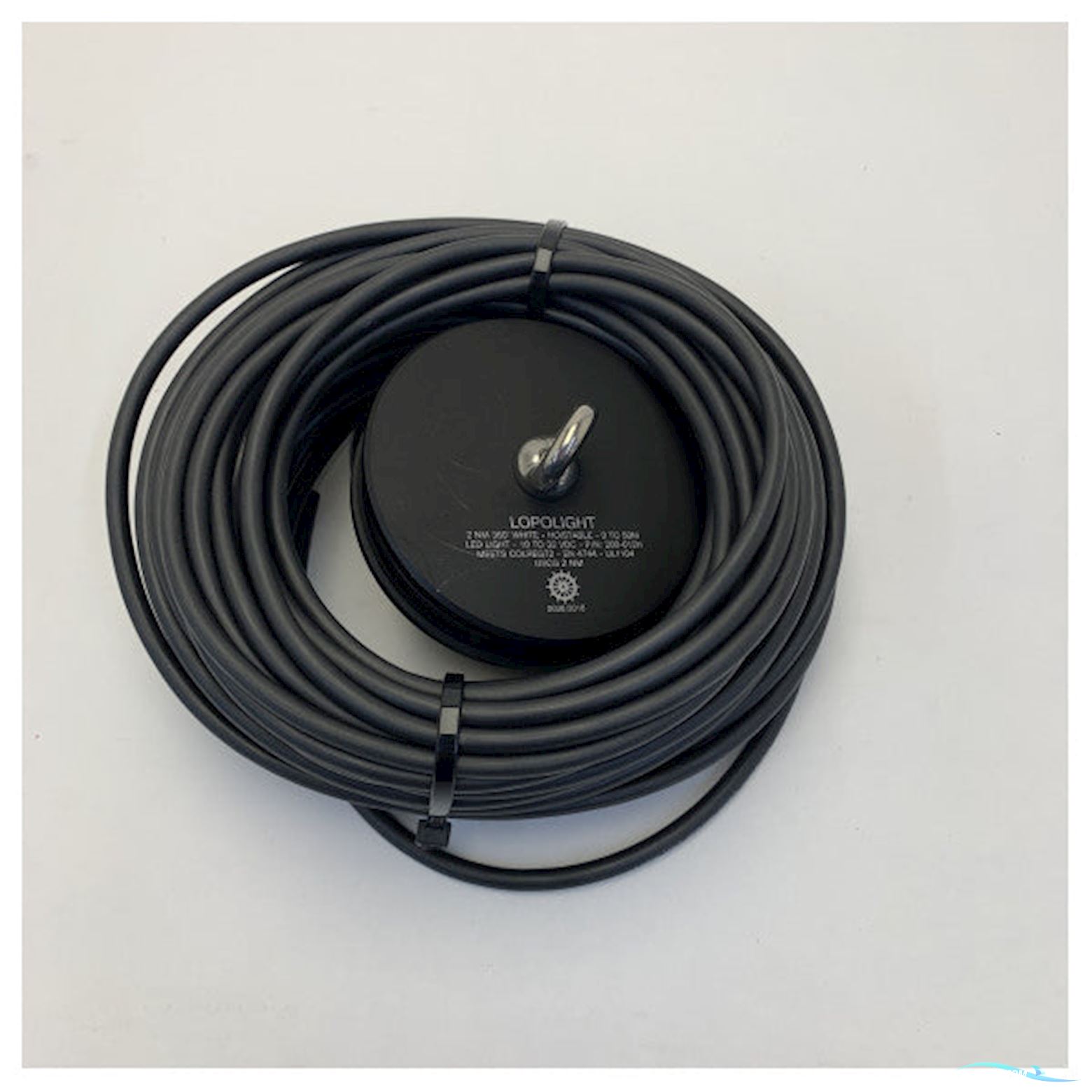 Lopolight 2nm white 360 degree hoist anchor light black - 200-012H-B