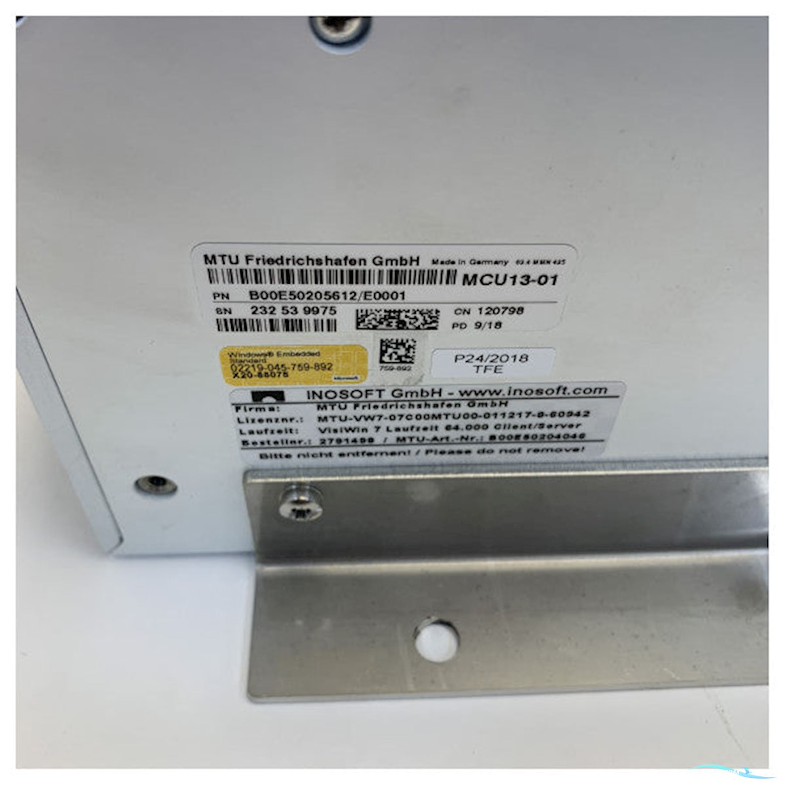 Mtu Marine Engine Control Unit Mcu13-01 - B00E50205612