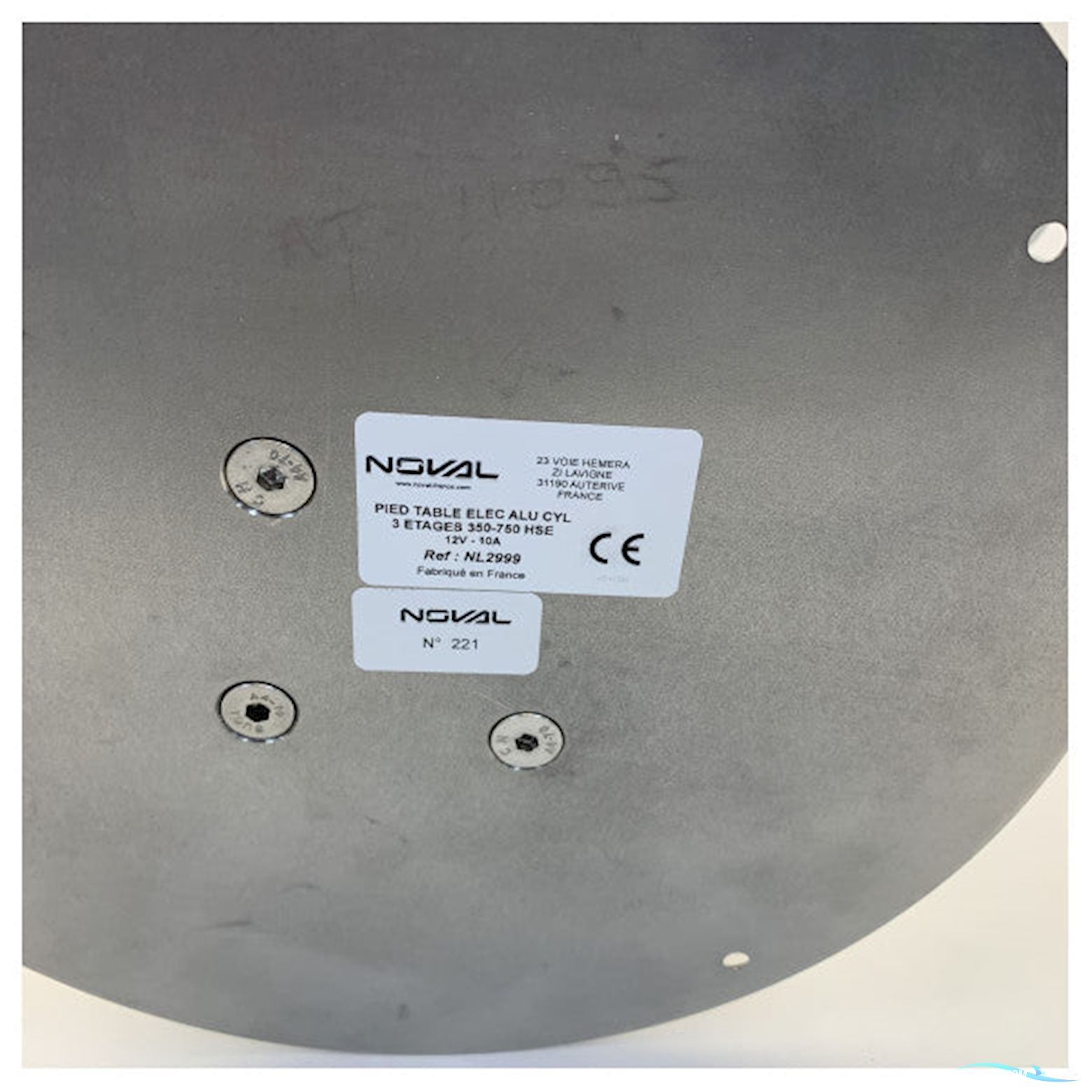 Noval Hi-Low Aluminium Electric Table Support 350 to 750 mm 12V - NL2999