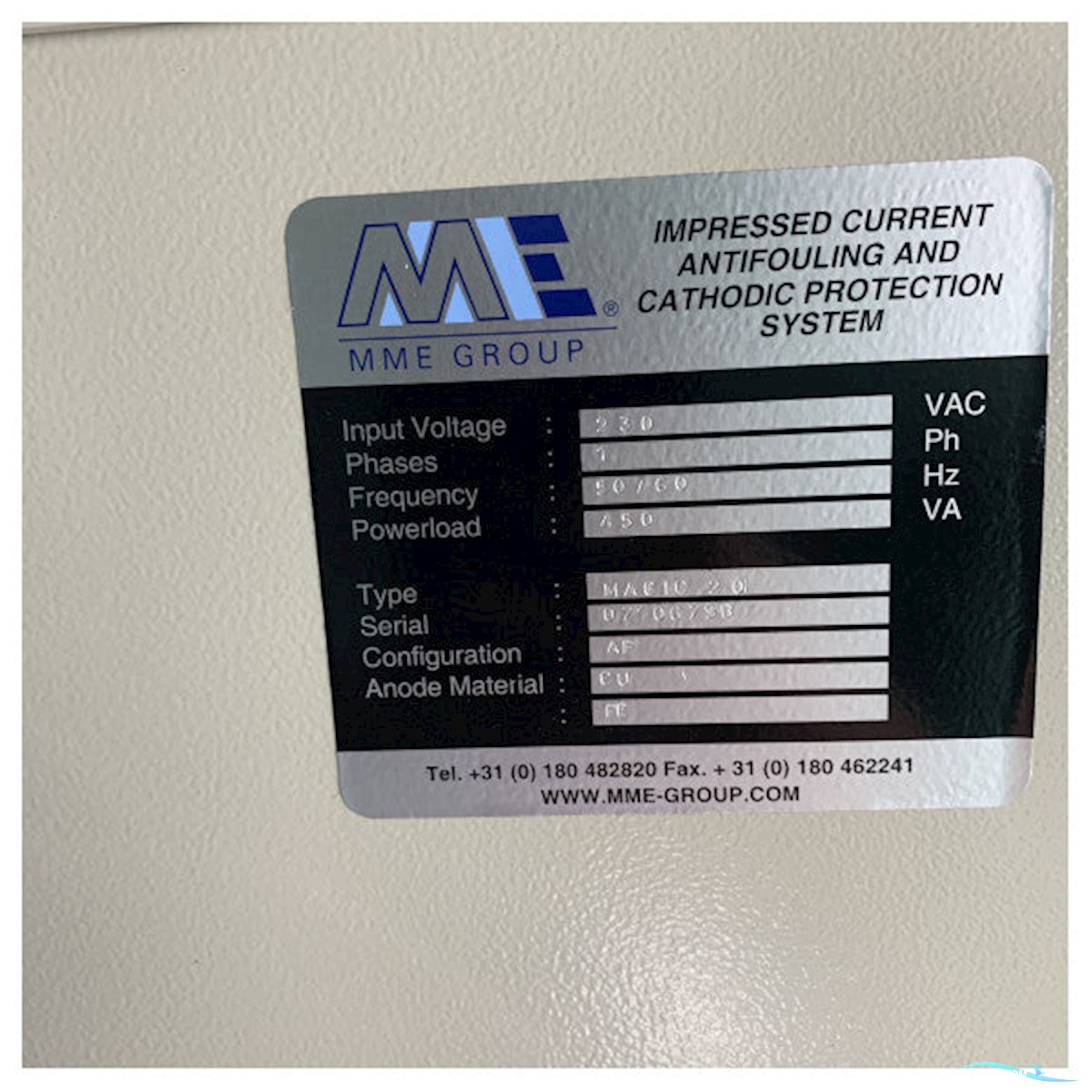 Onbekend MME Group Impressed Current Anti-Fouling system 230V 50/60HZ