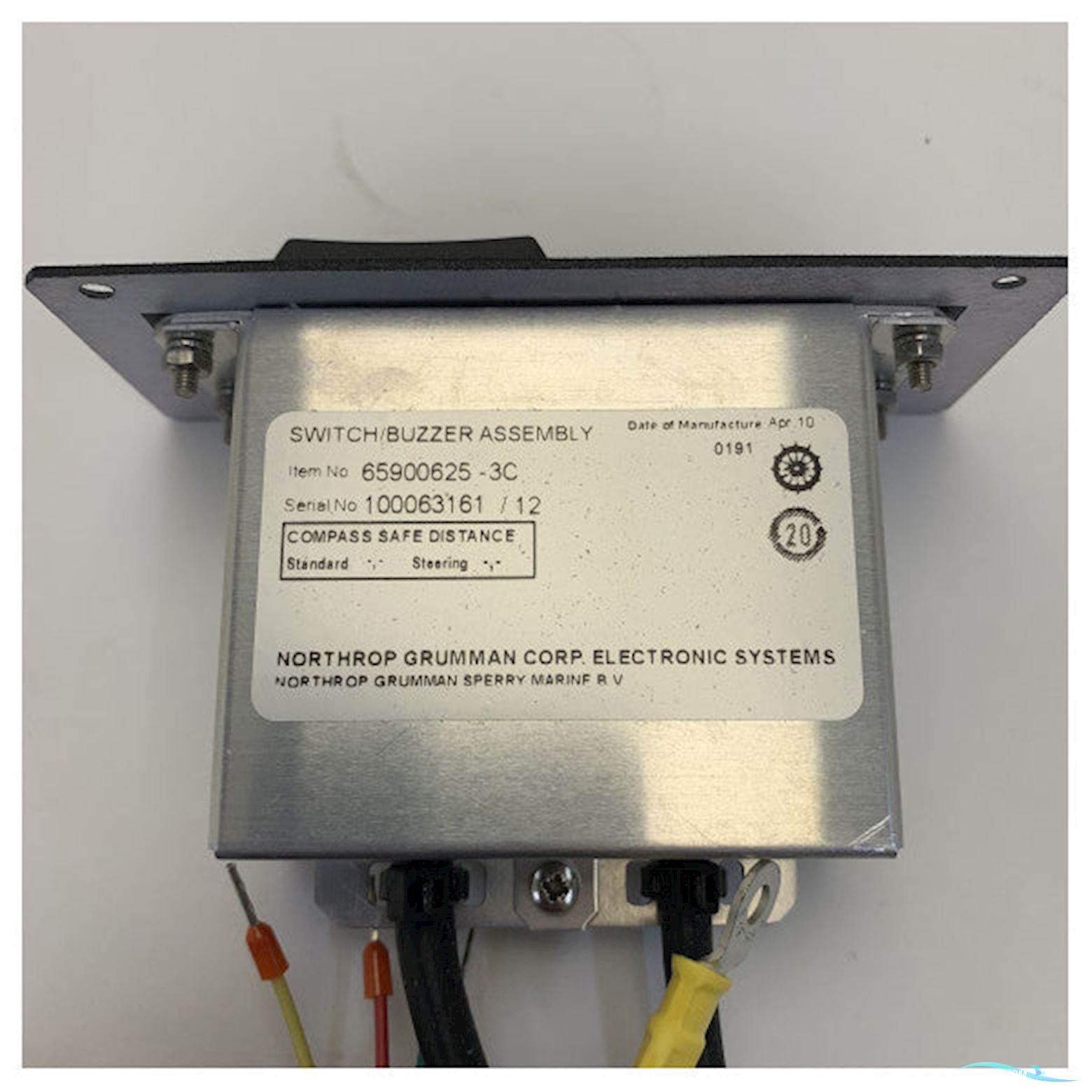 Onbekend Northrop Sperry Radar Control Panel for X-Band and S-Band Systems - 65903KG-3