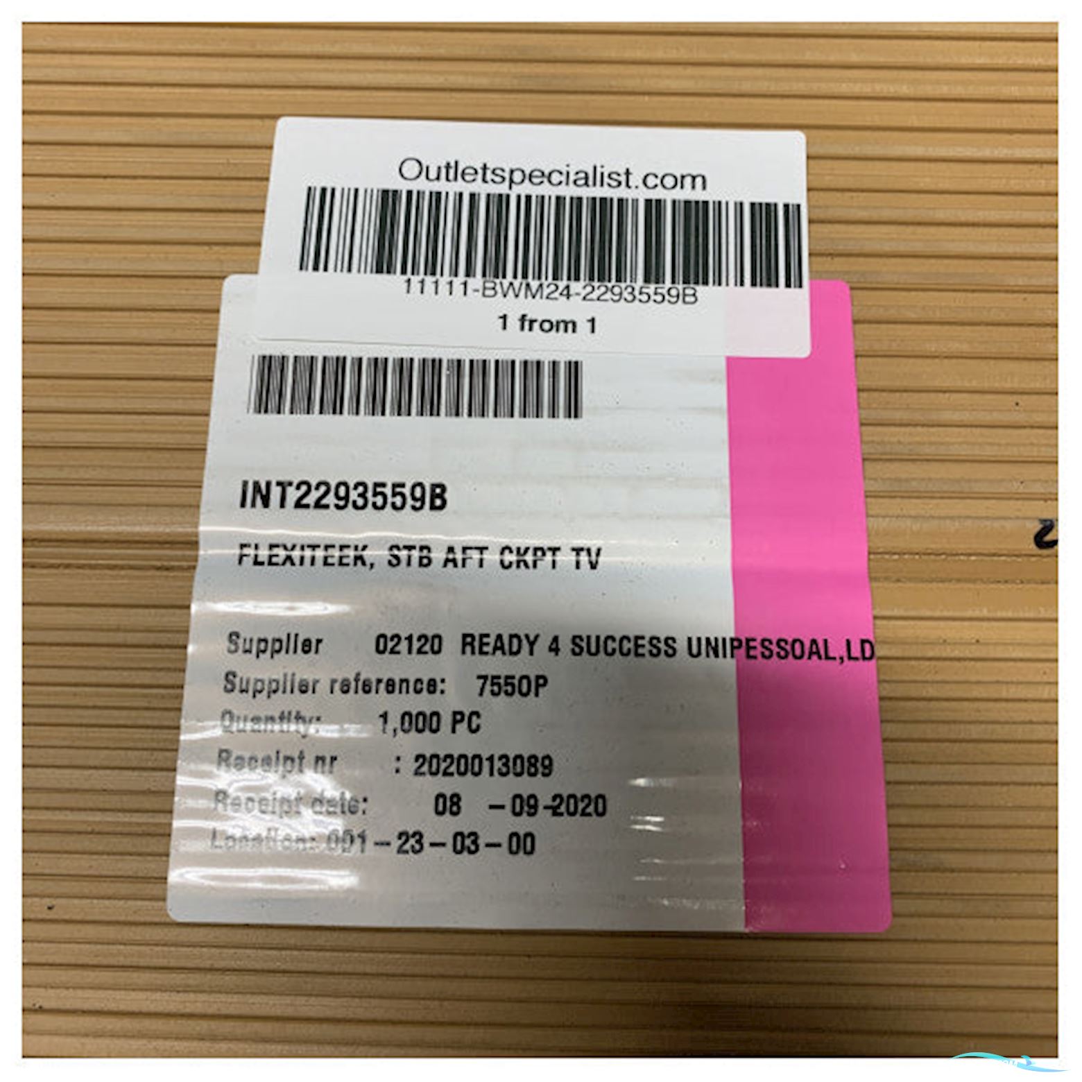 Quicksilver Active 755 Open Starboard Aft Cockpit Flexiteak flooring kit - 2293559B