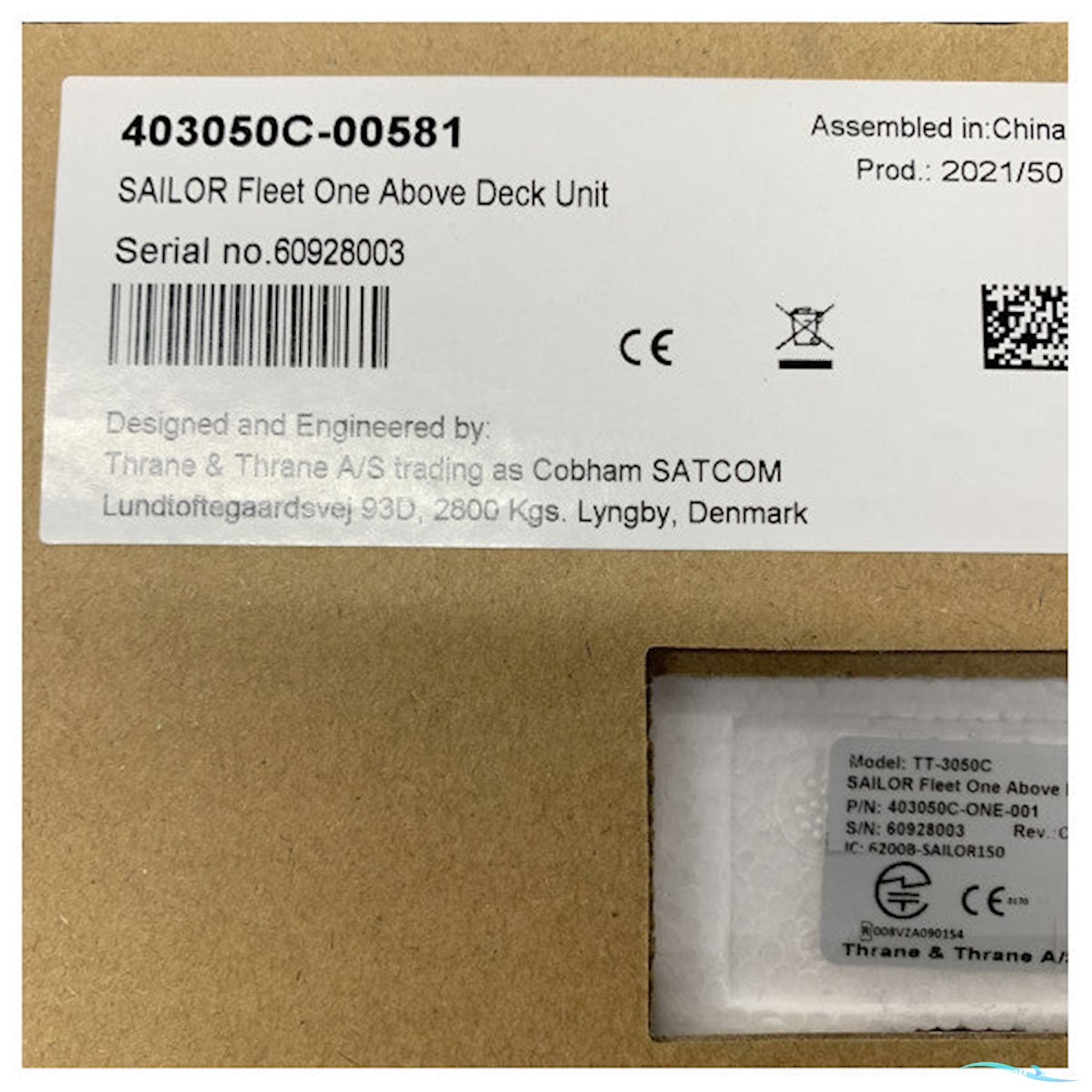 Sailor Fleet One Marine Satellite Communication System